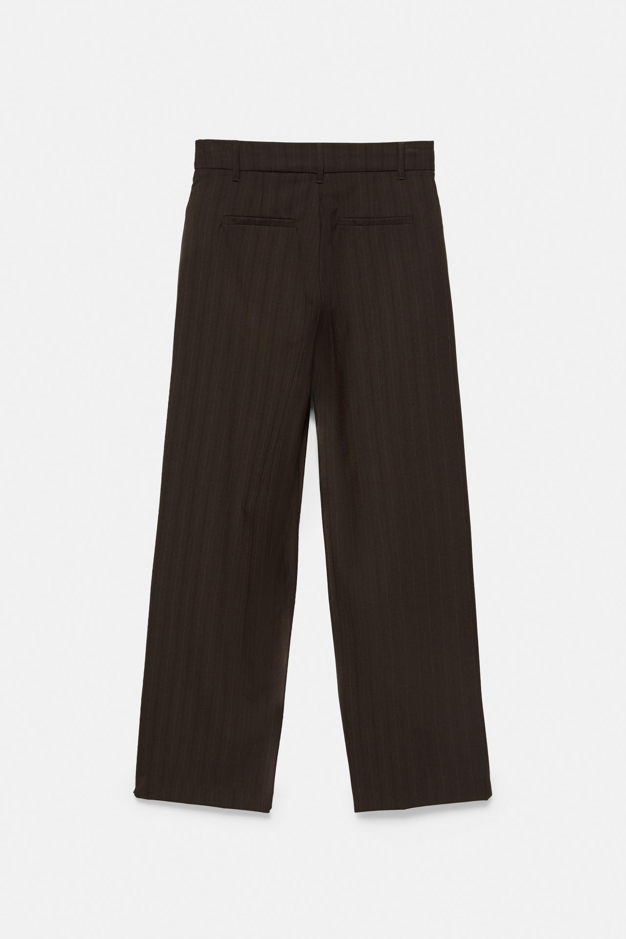 Darted smart trousers — Striped