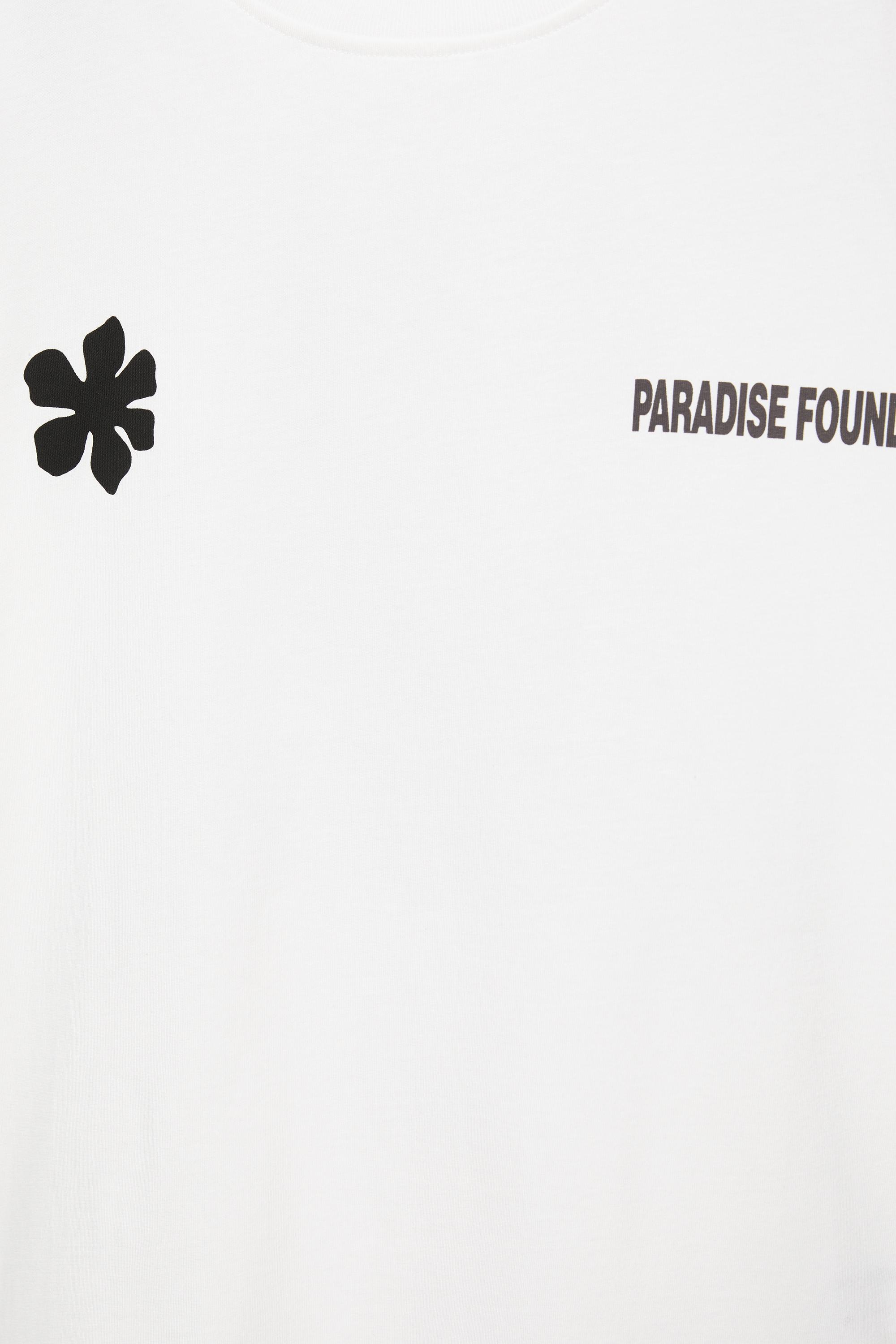 Oversize floral graphic T-shirt — Ice