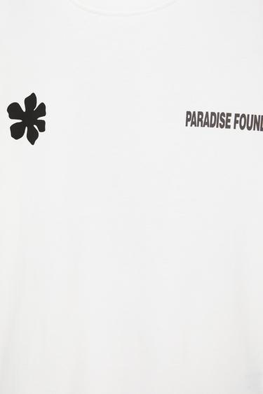 Oversize floral graphic T-shirt — Ice 8