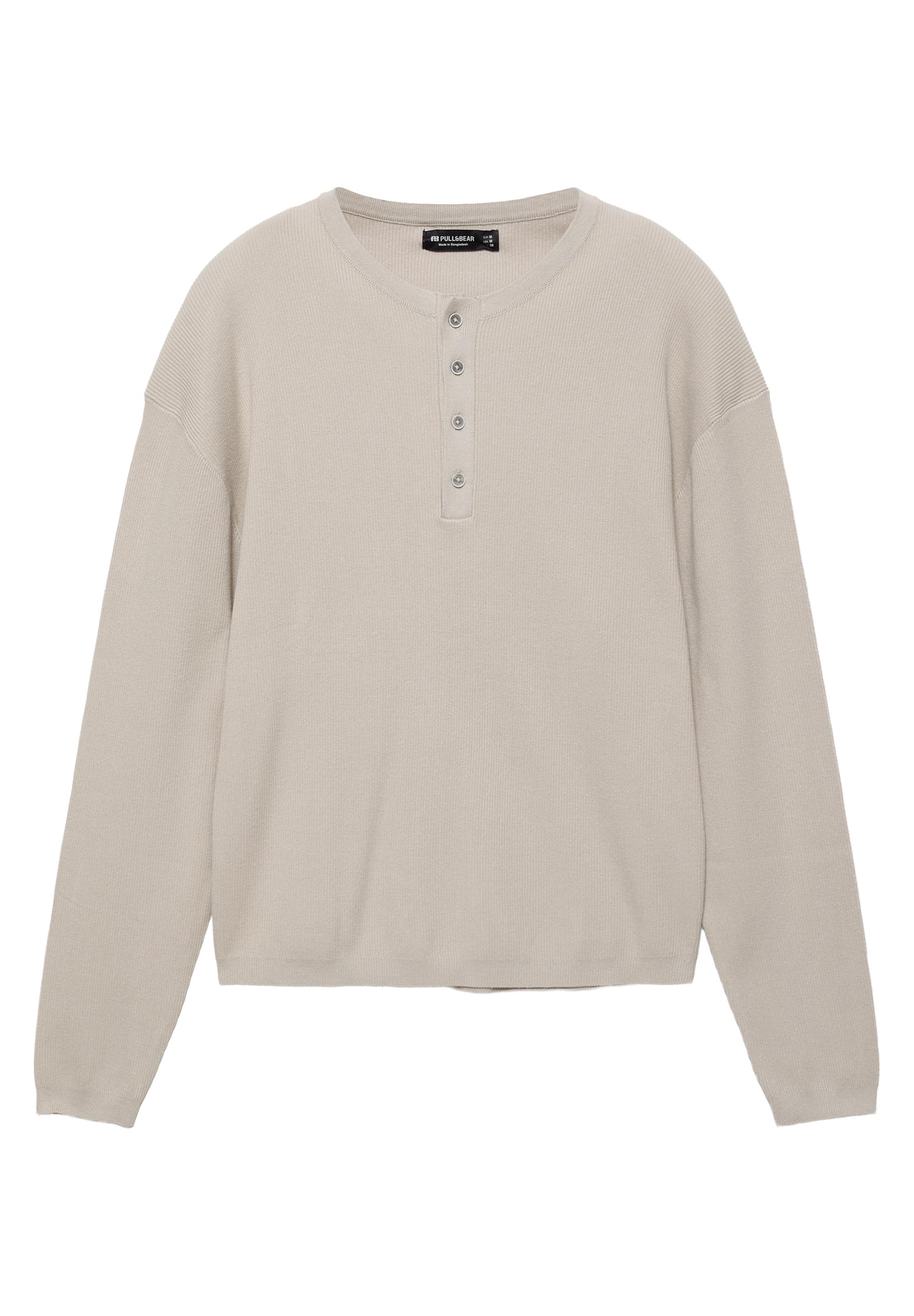 Henley yaka t-shirt - Görsel 4