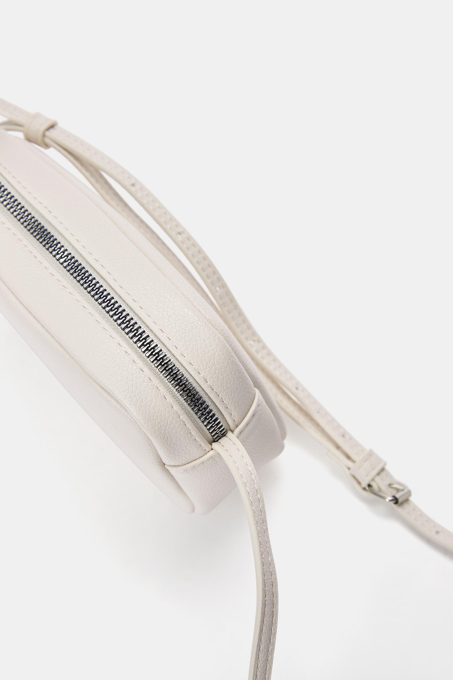 Basic crossbody bag — Ecru