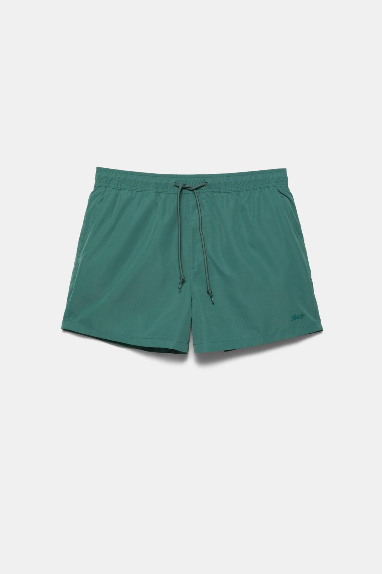 Basic swimming trunks — Green