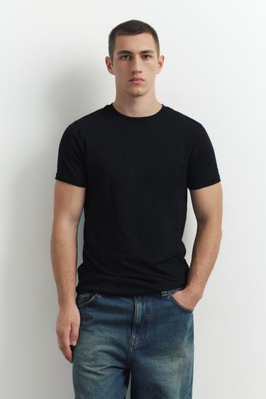 Muscle fit T-shirt — Black 1