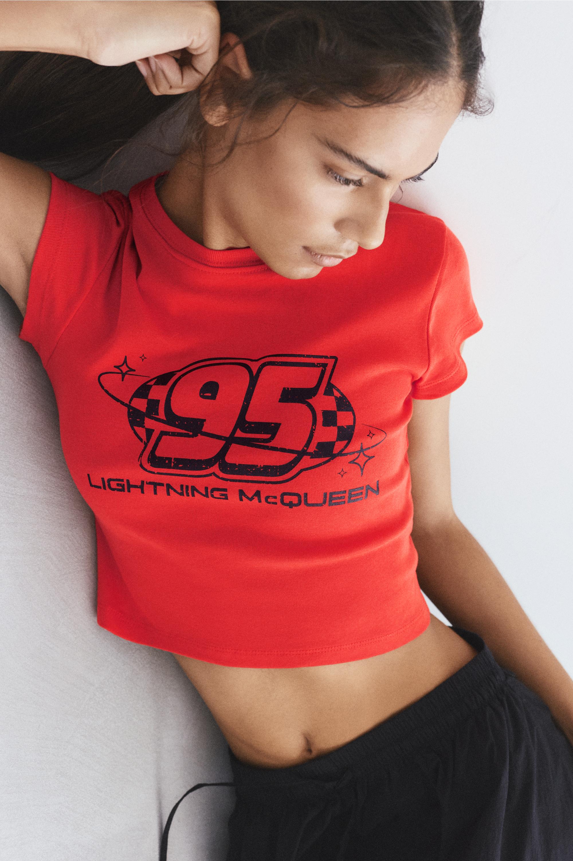 Kırmızı Cars t-shirt - Görsel 14