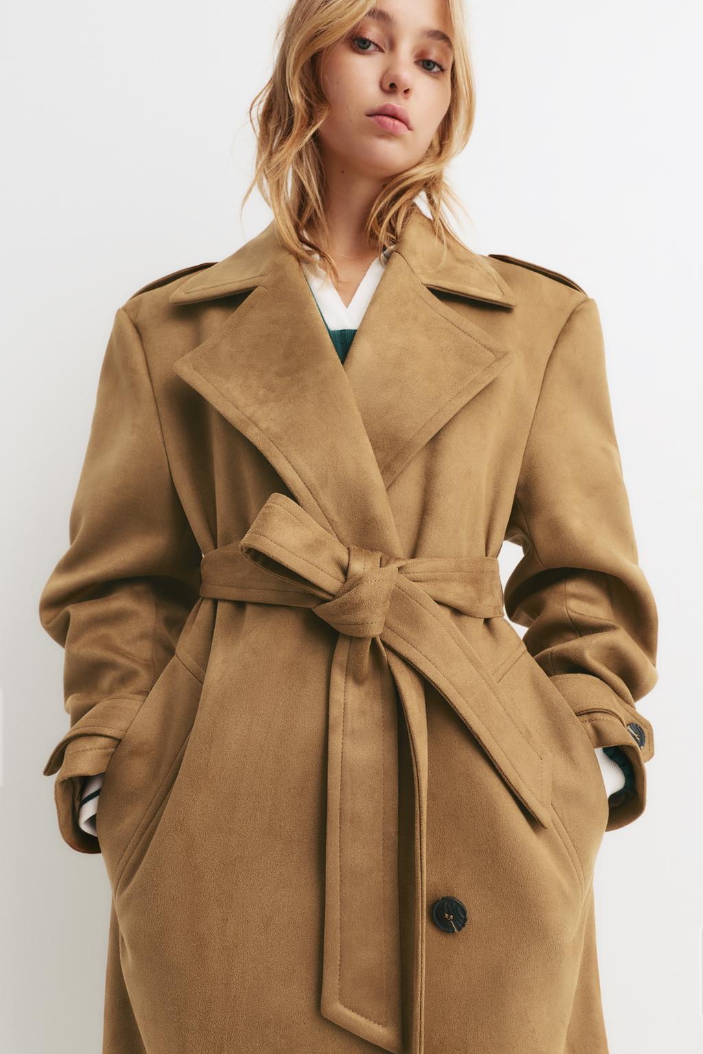 Gabardine in Wildlederoptik PULL&BEAR - Main Image