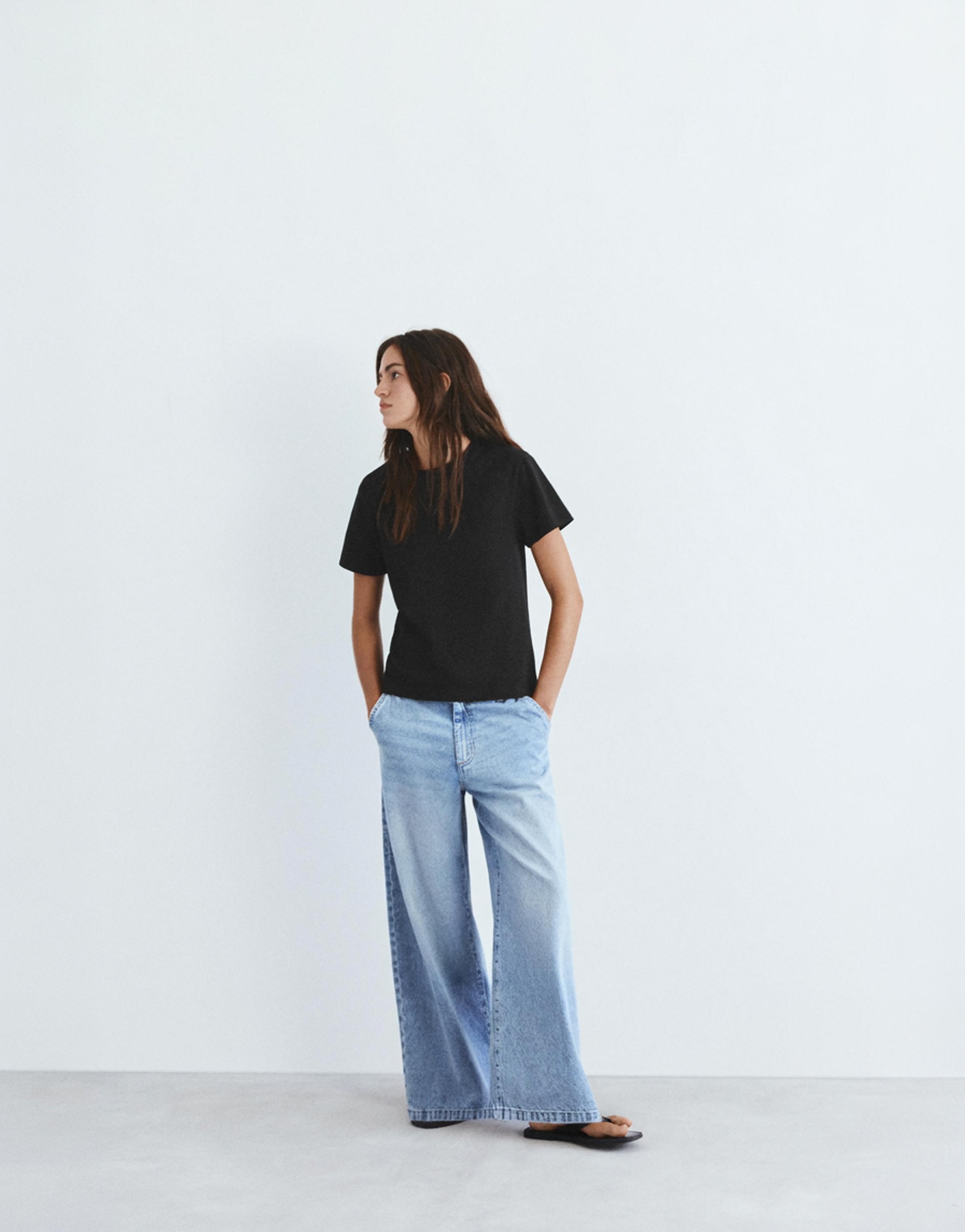 %100 pamuklu kısa kollu t-shirt - Görsel 55