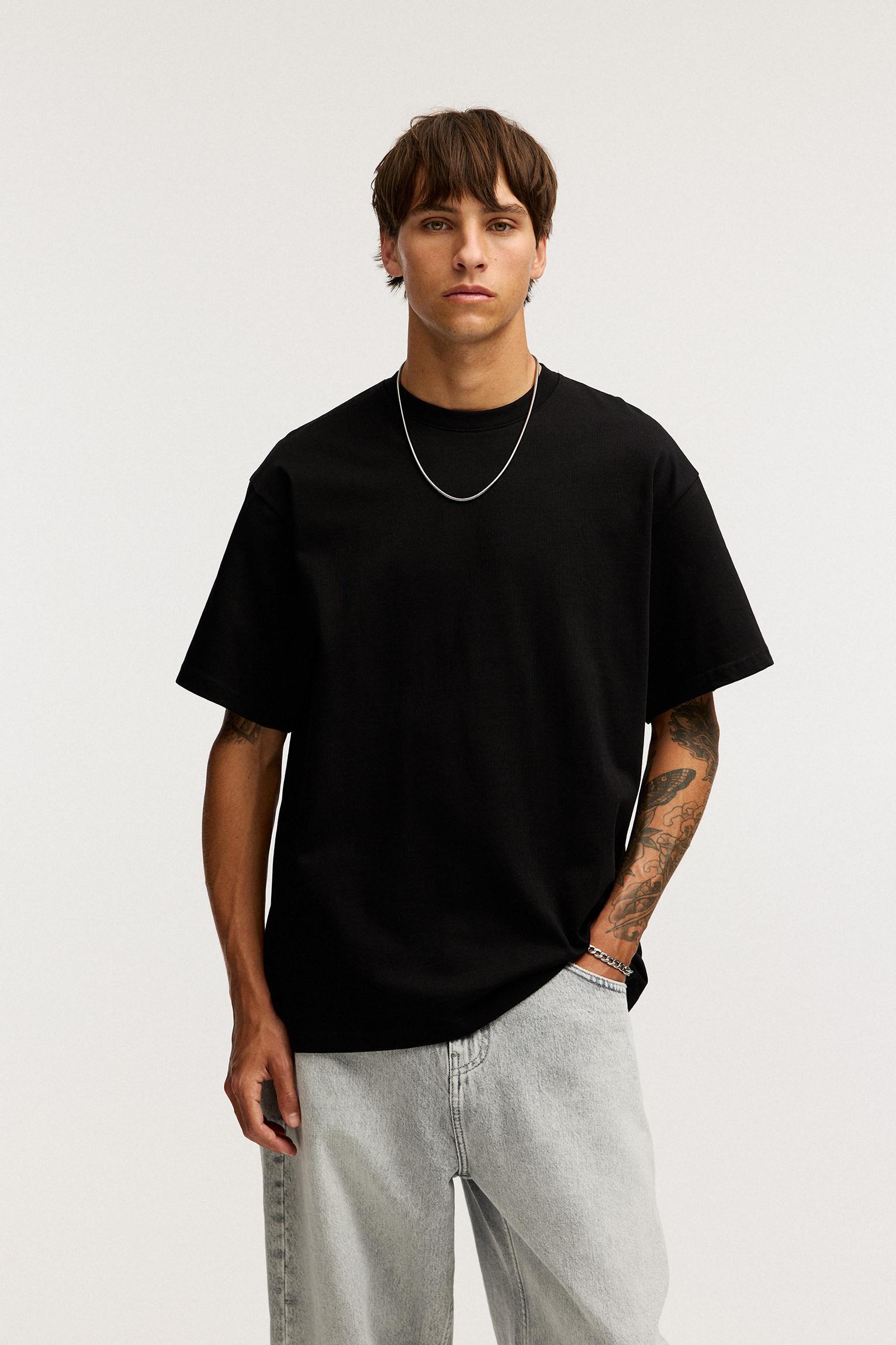 Heavy weight T-shirt — Black