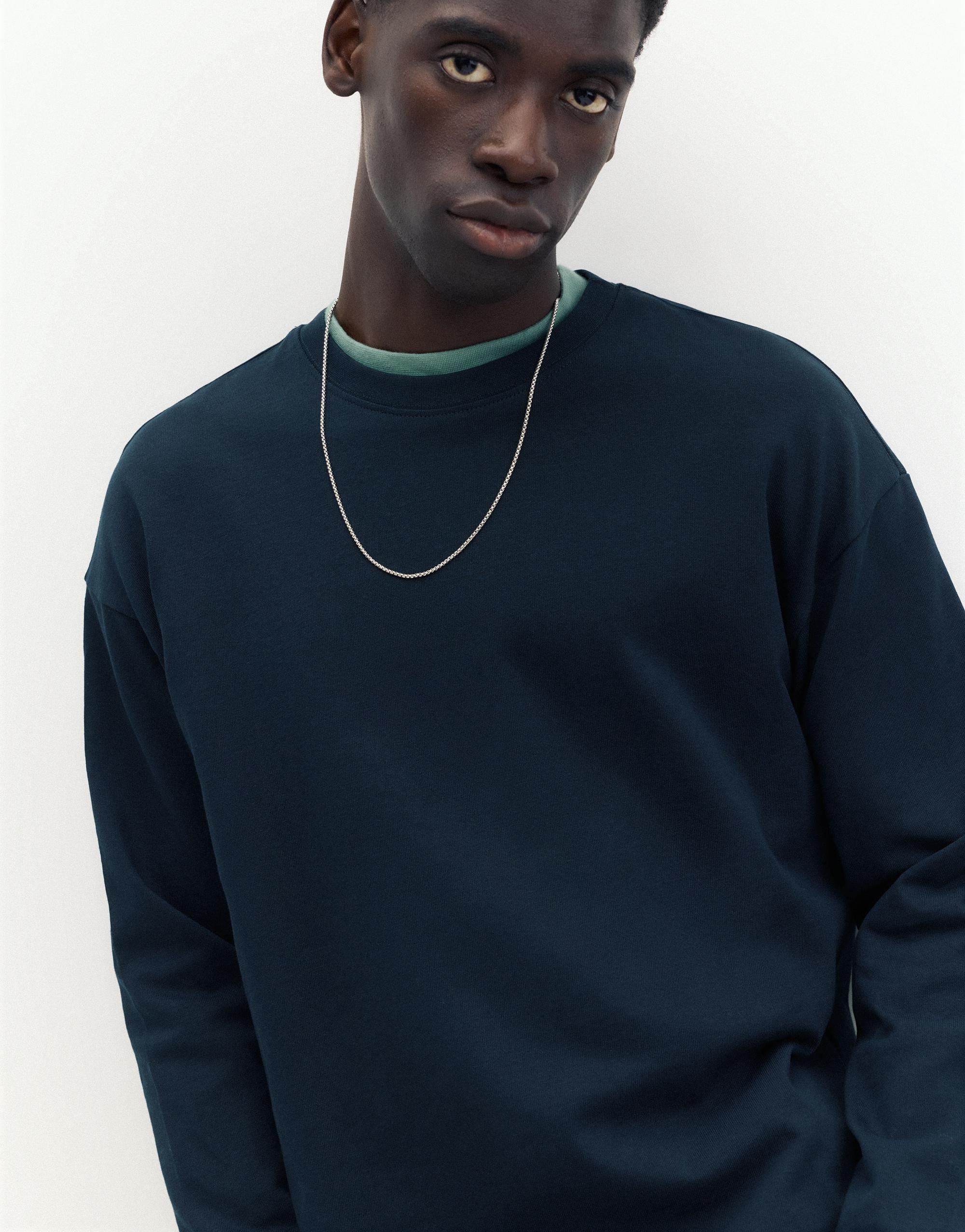 Heavy weight relaxed fit T-shirt — Navy