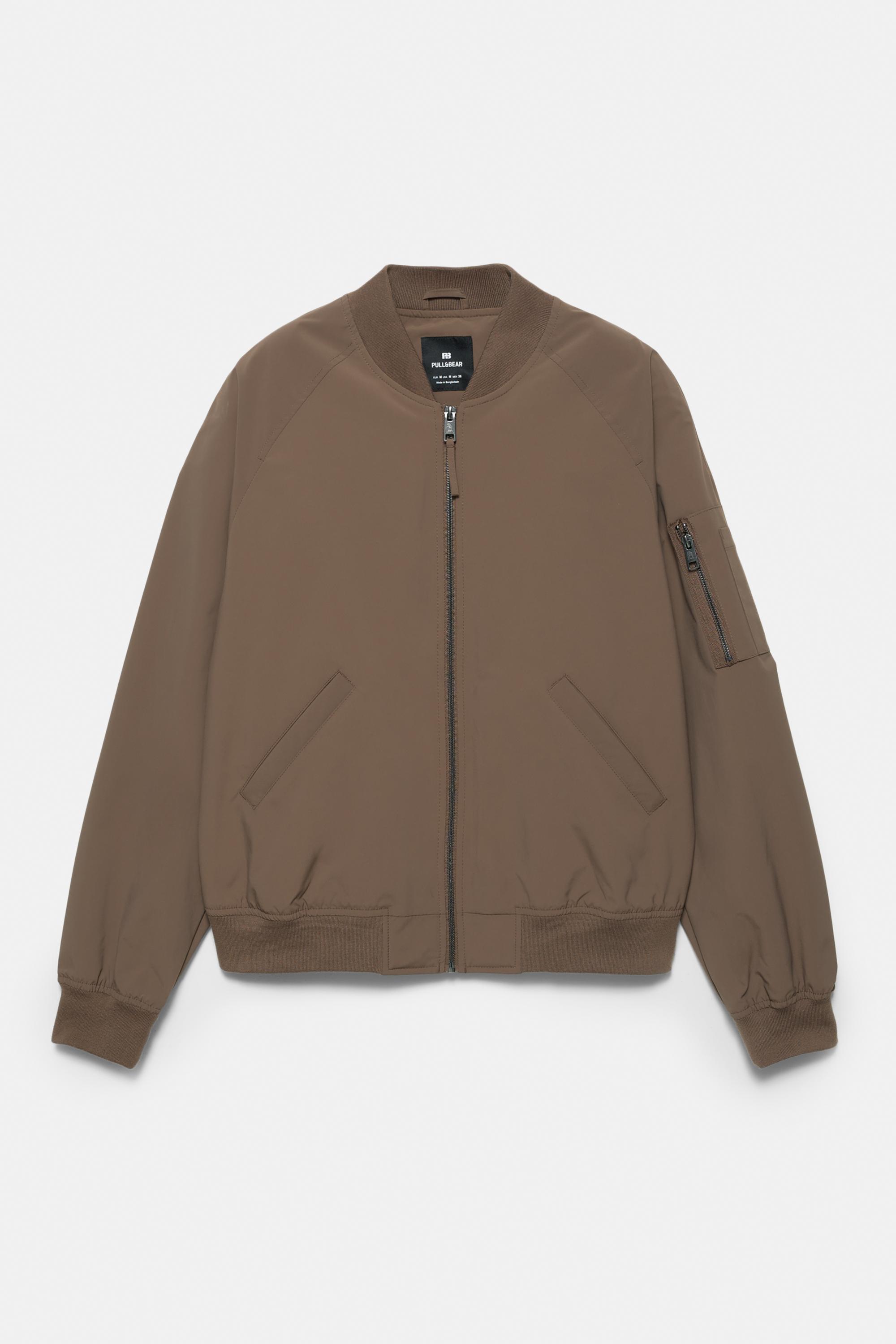 Lightweight bomber jacket — Brown