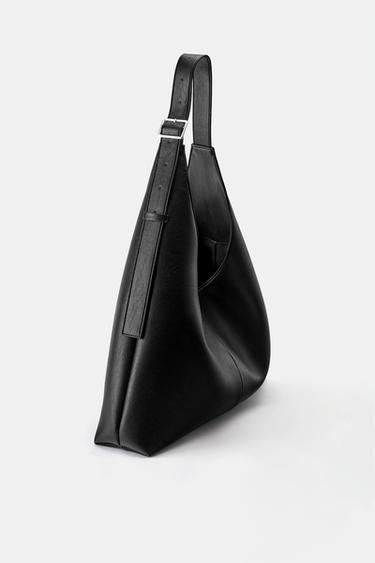 Buckle shopper bag — Black 2