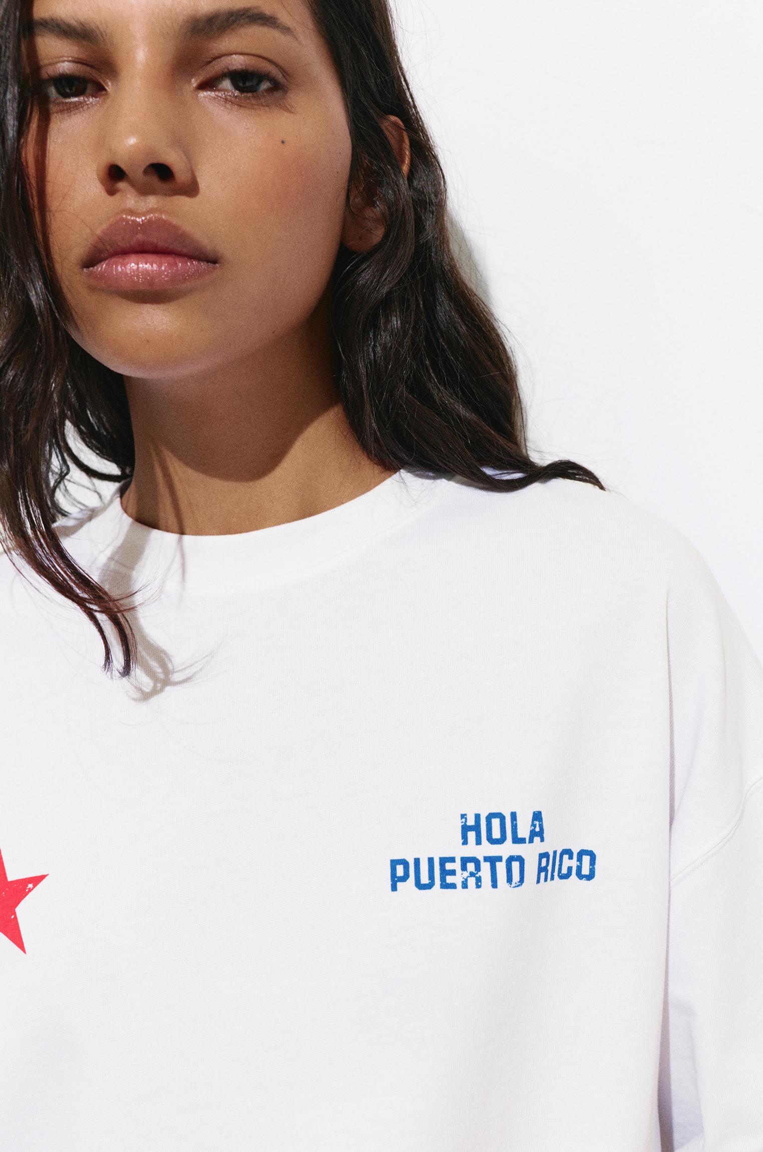 Puerto Rico graphic T-shirt — White