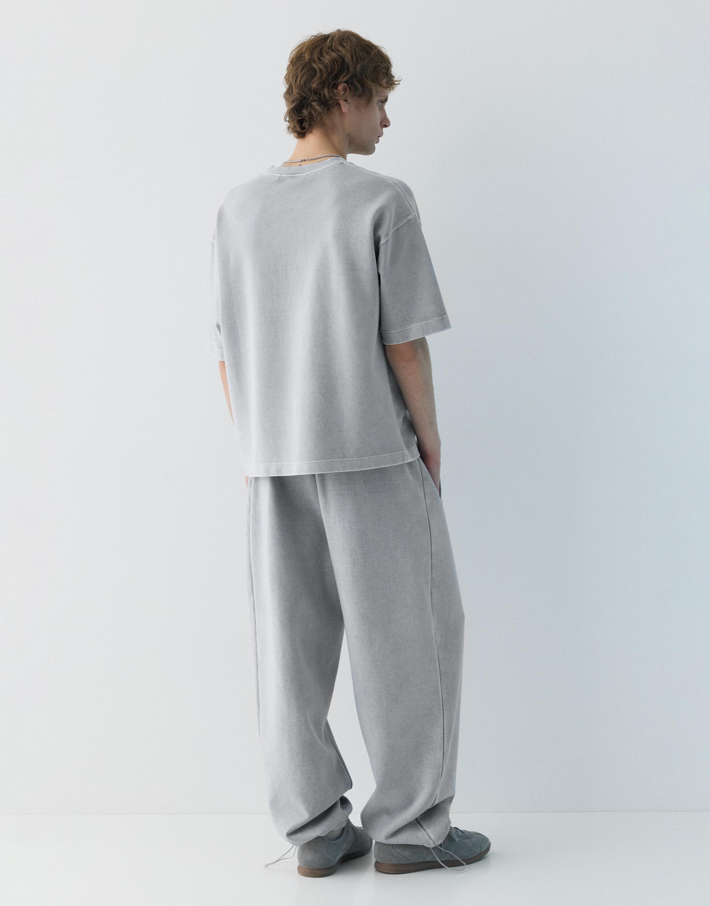 Soluk efektli STWD t-shirt - Görsel 14