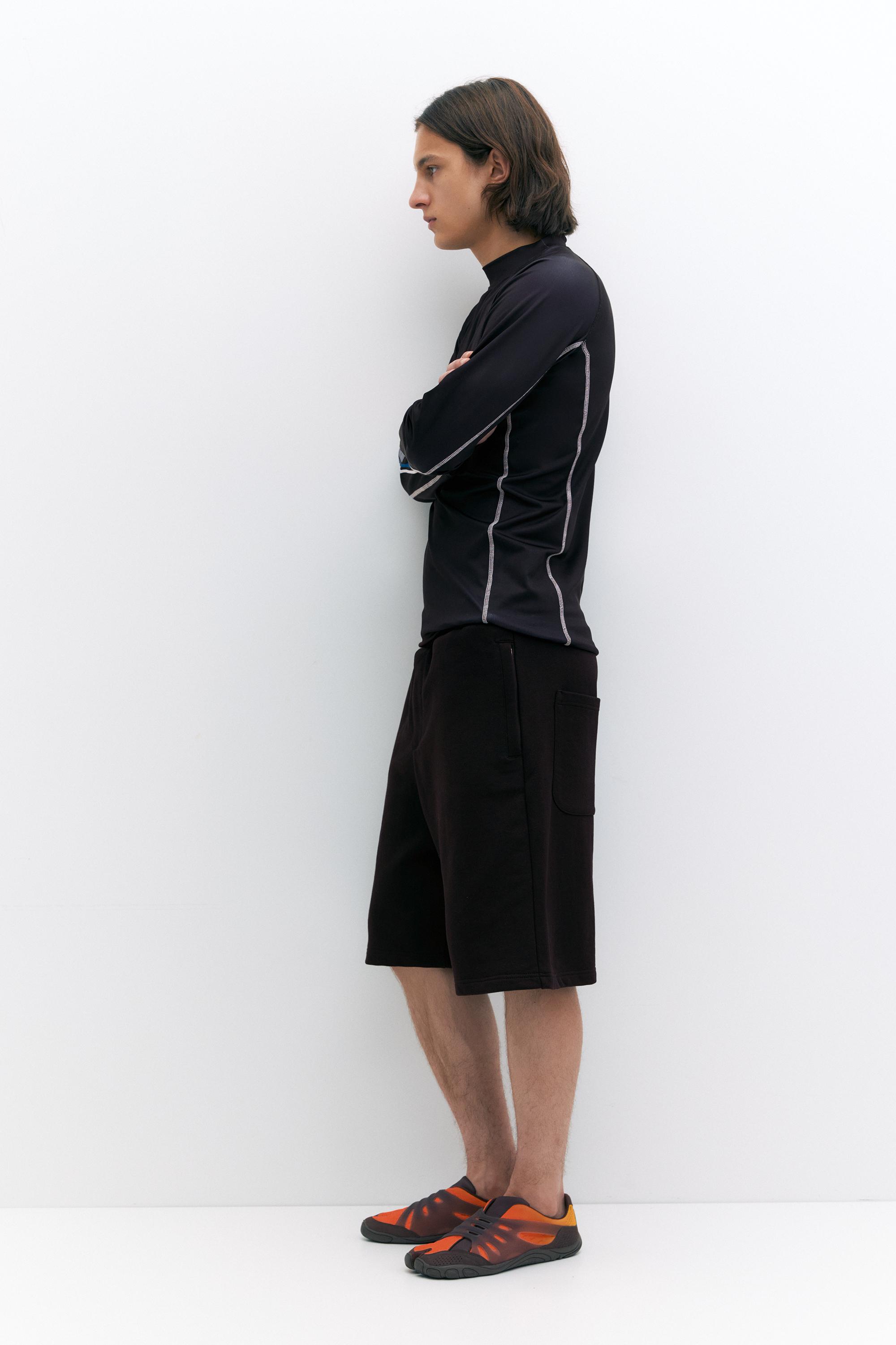 Pleasures x STWD Bermuda jogger shorts — Black