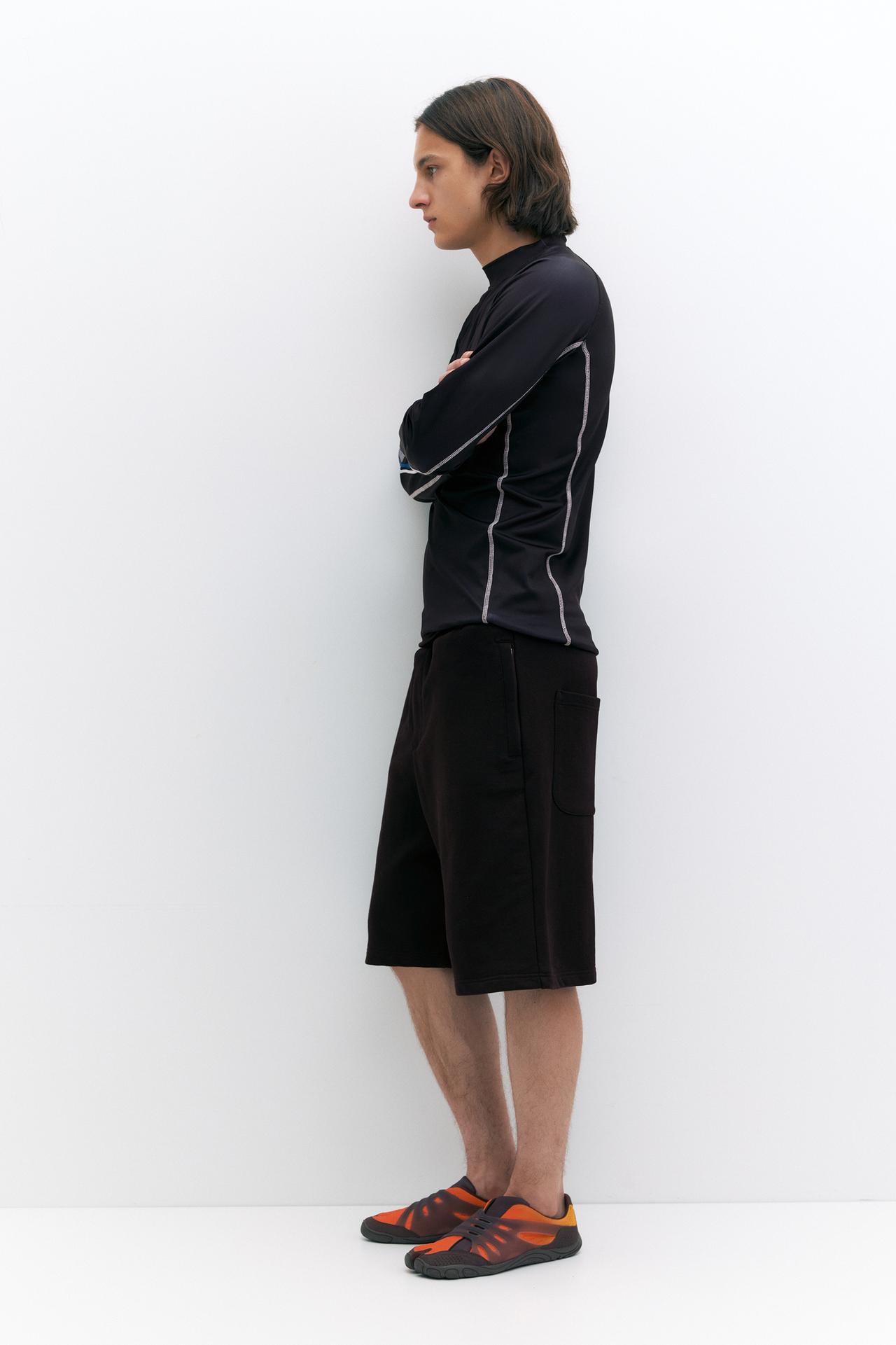 Pleasures x STWD Bermuda jogger shorts — Black