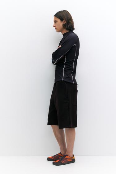 Pleasures x STWD Bermuda jogger shorts — Black 5