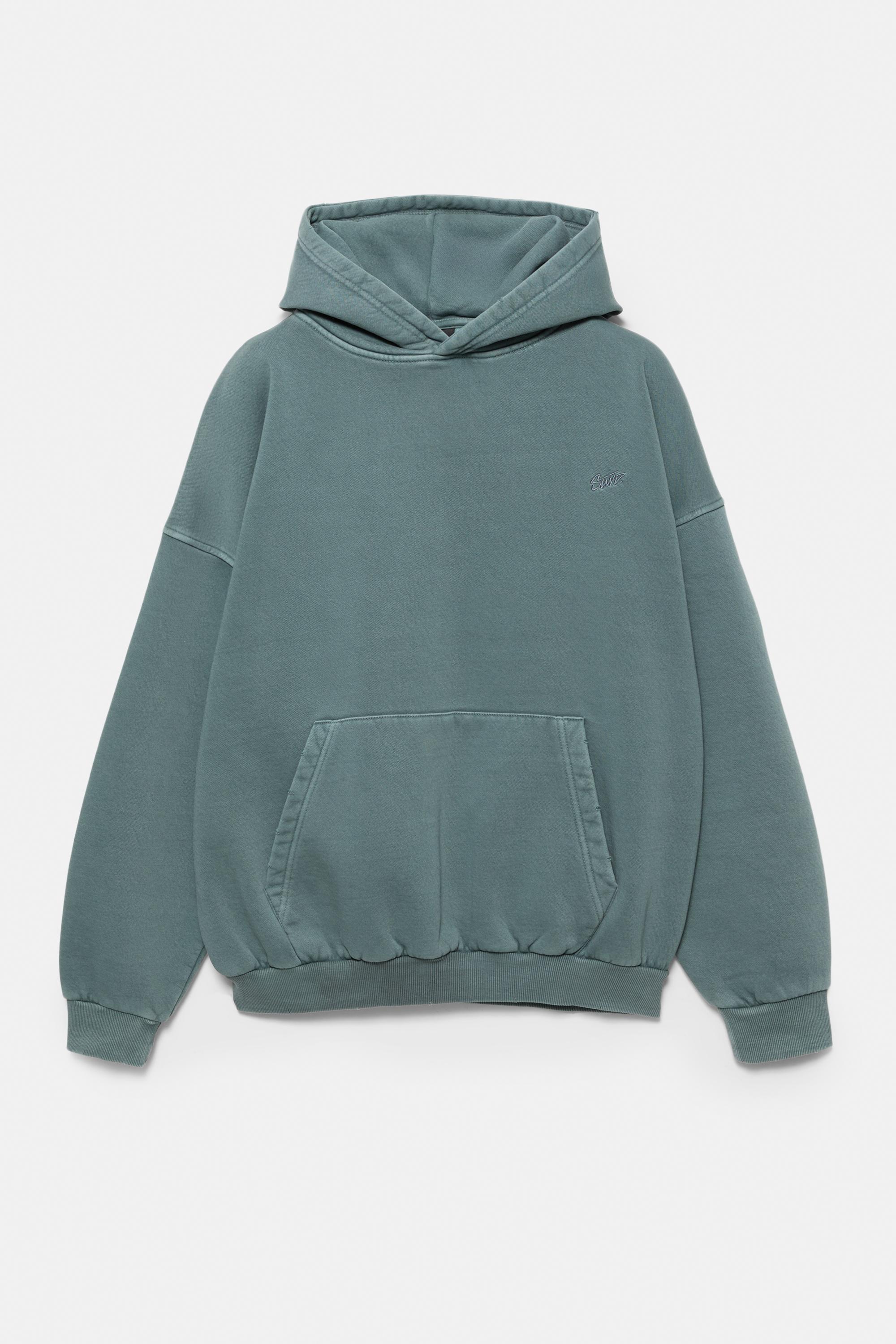 STWD Yıkanmış Kapüşonlu Sweatshirt - Görsel 46