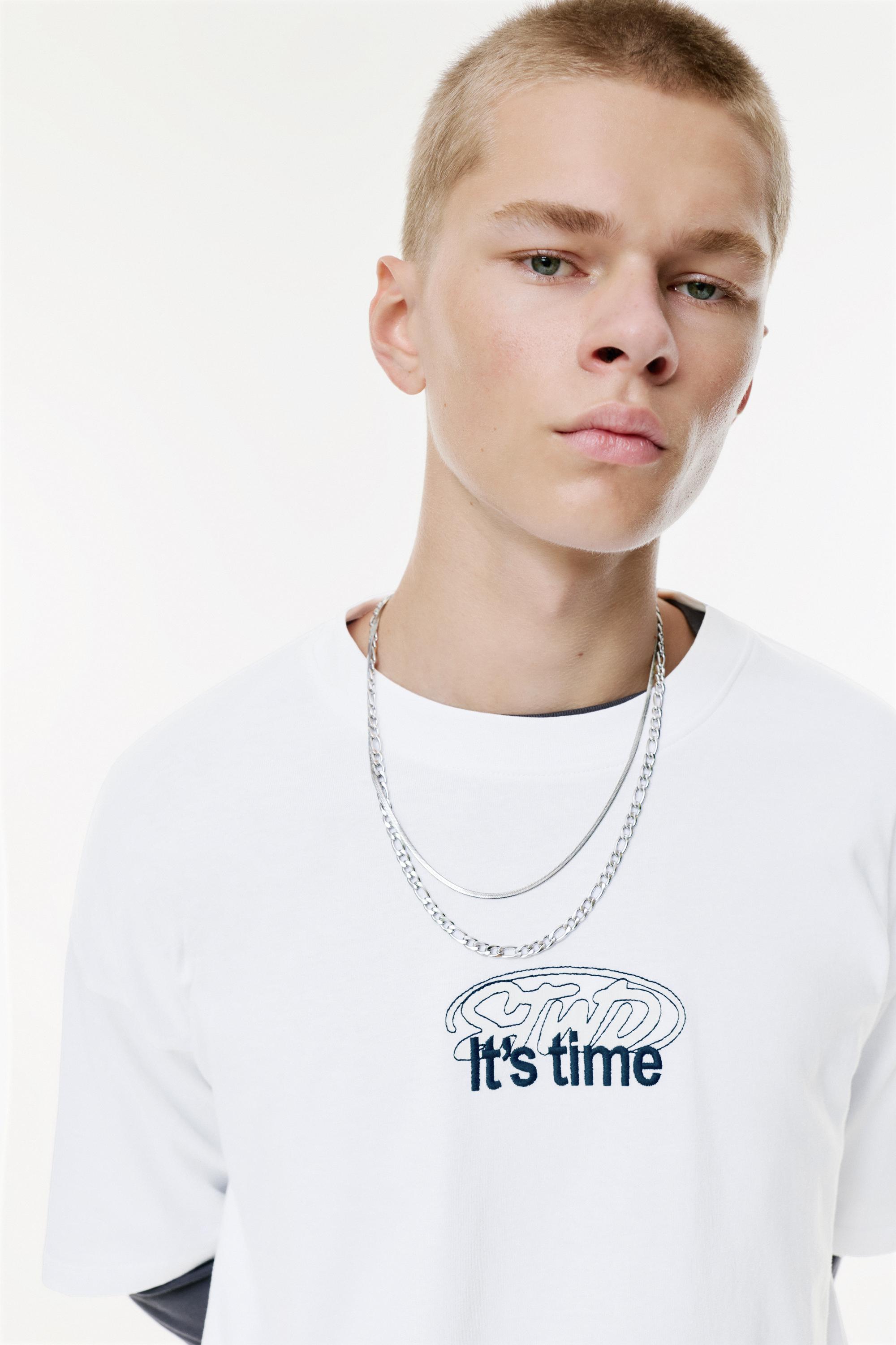 Stwd Besticktes T-Shirt