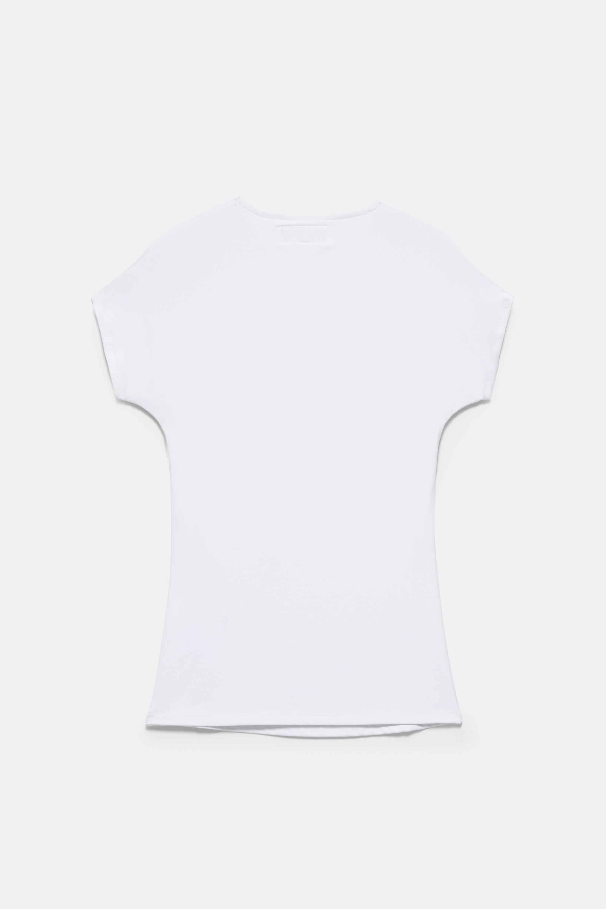 Cut-out T-shirt — White