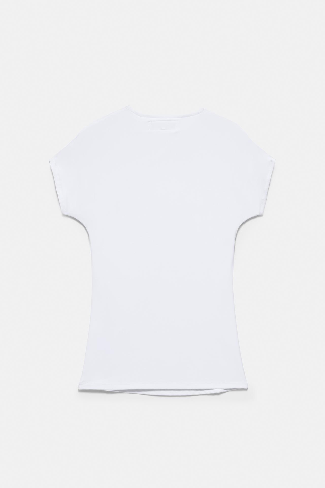 Cut-out T-shirt — White