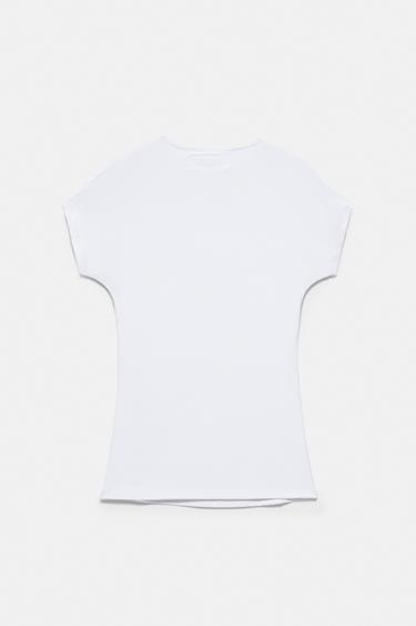 Cut-out T-shirt — White 6