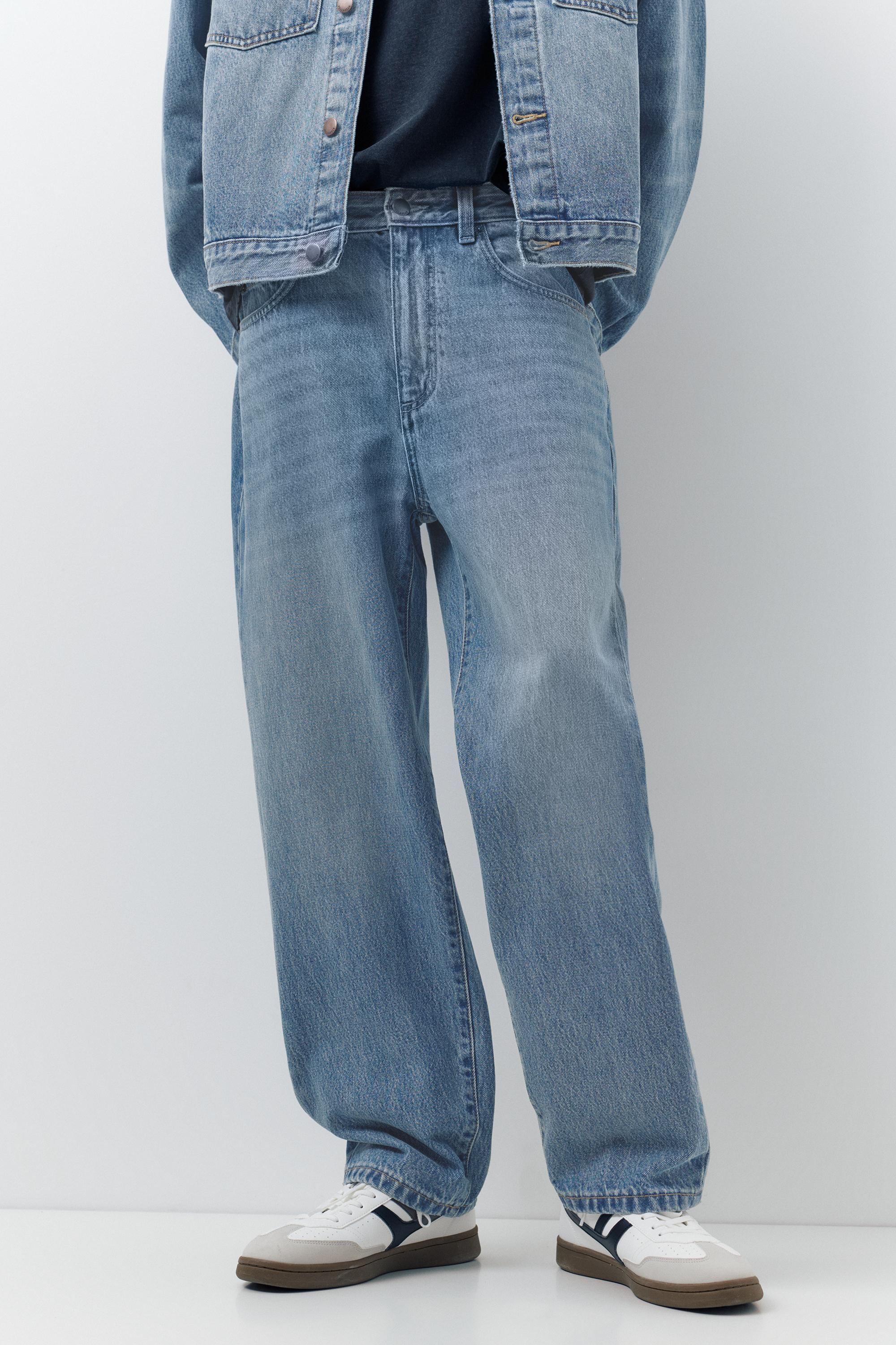 Baggy jeans — Medium blue