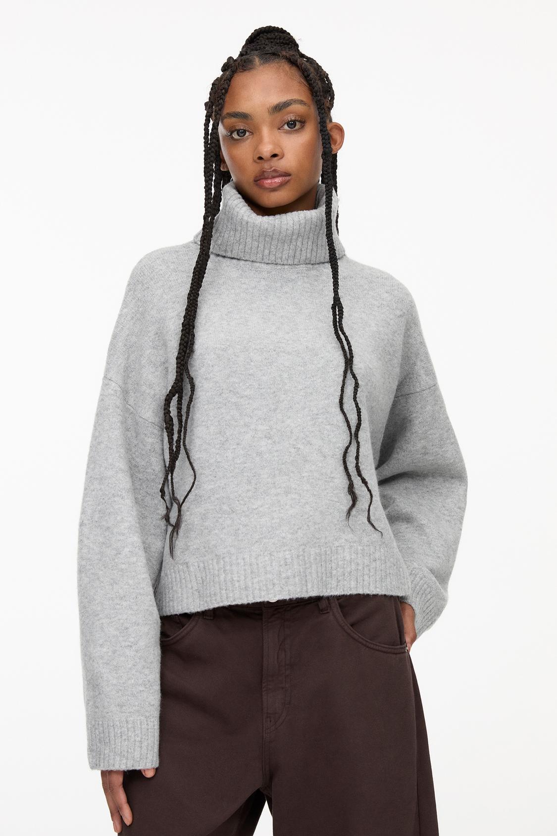 Pull And Bear Rollkragenpullover Soft High Neck Sweater Pull&bear