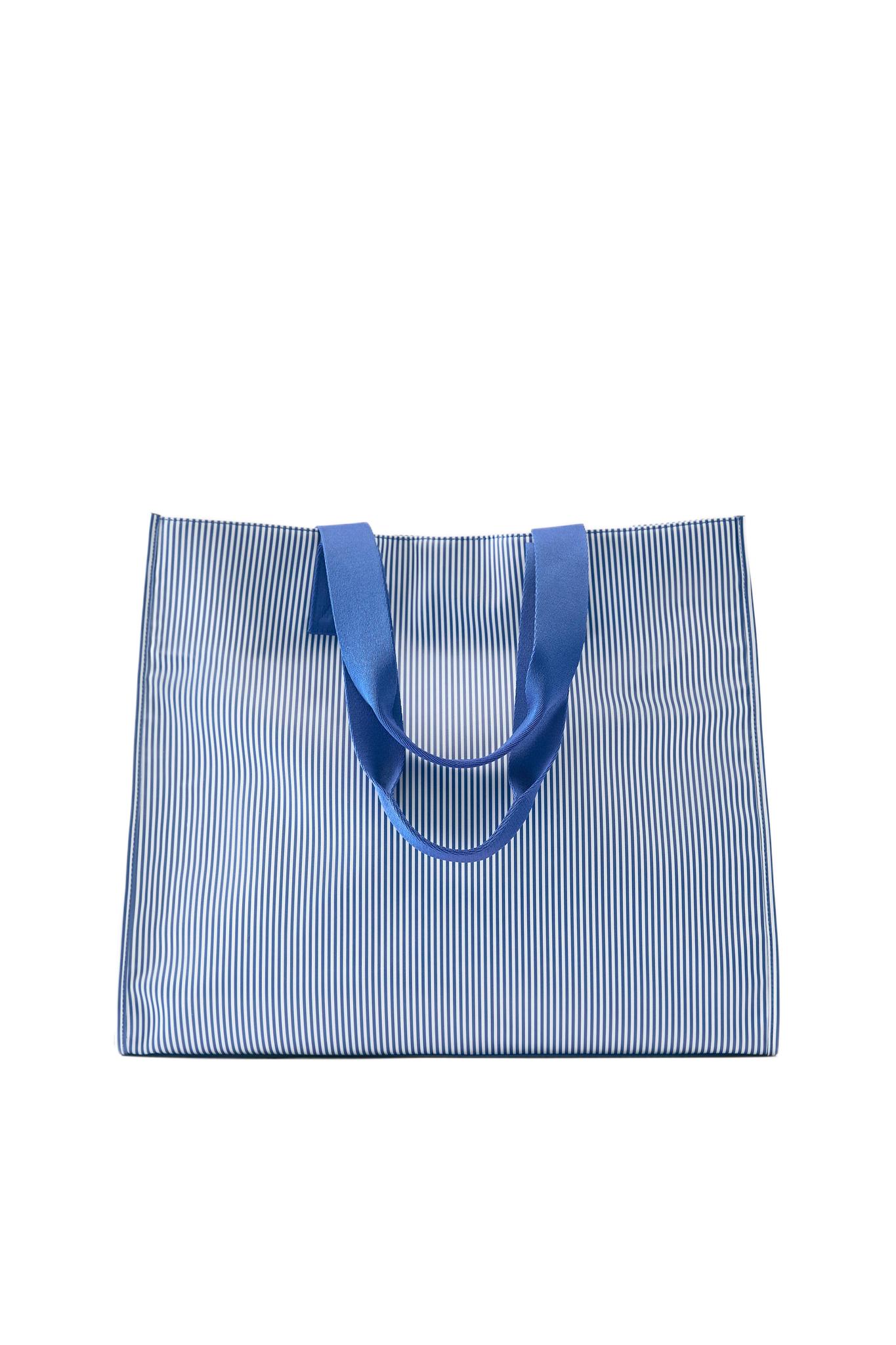Bolso shopper rayas