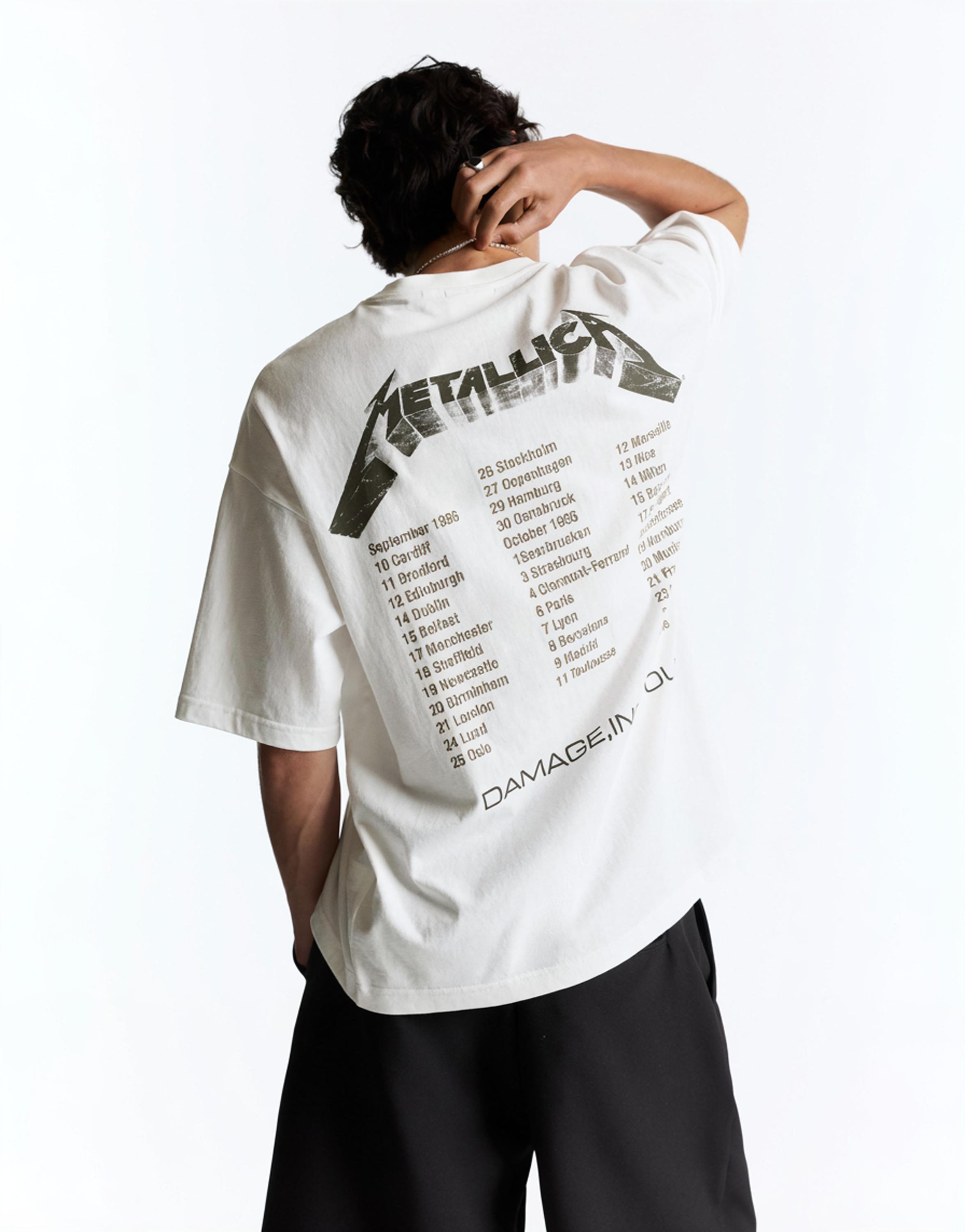 Metallica relaxed fit T-shirt — Off white