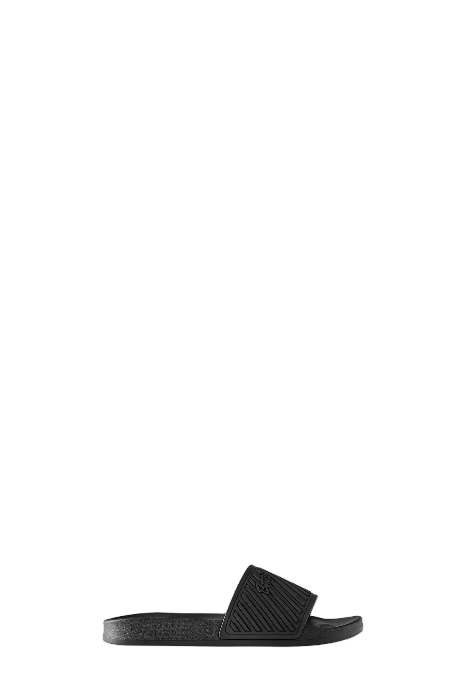 STWD rubberised sandals — Black