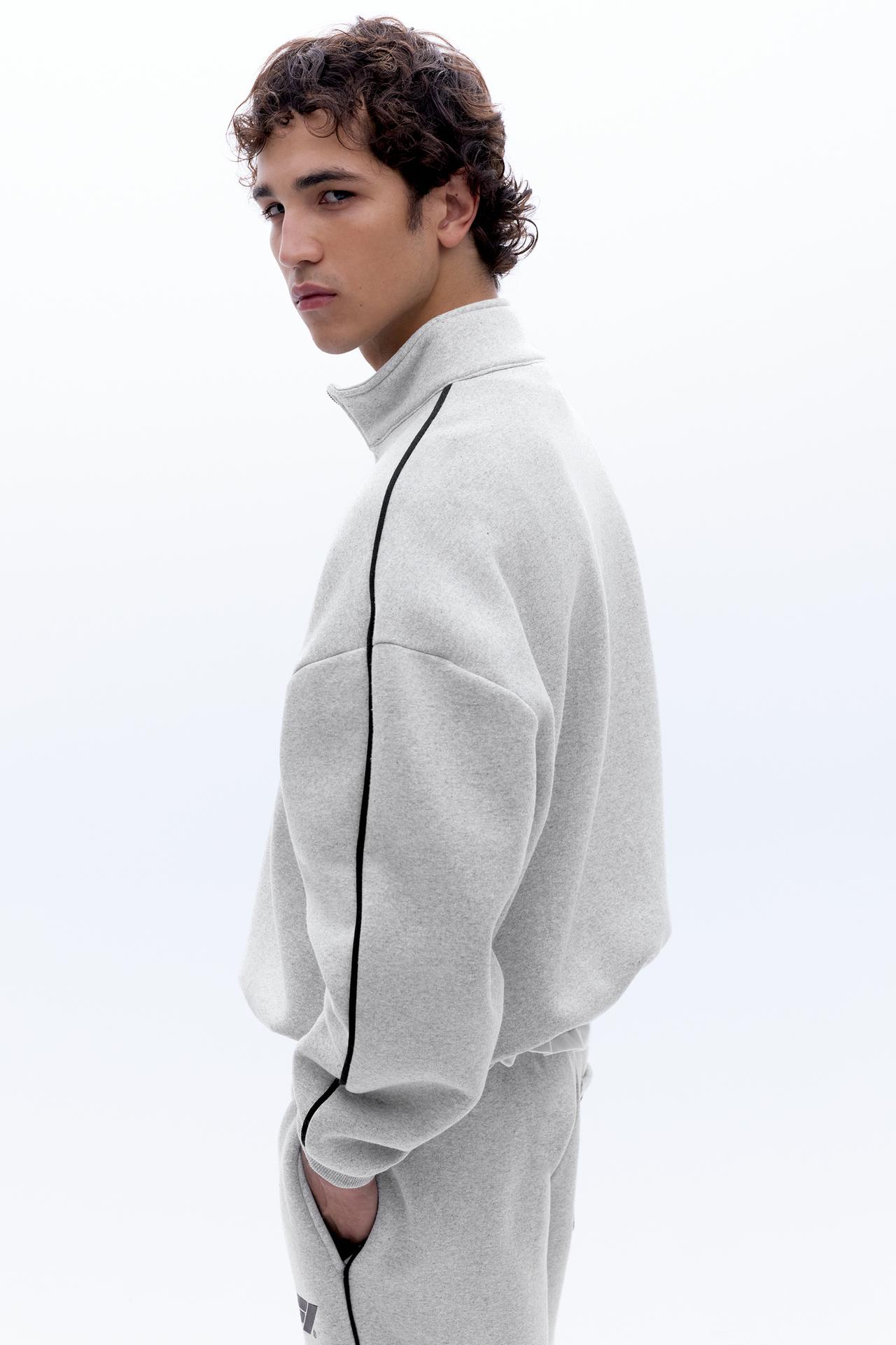 Disney x F1 quarter-zip sweatshirt — Pale marl