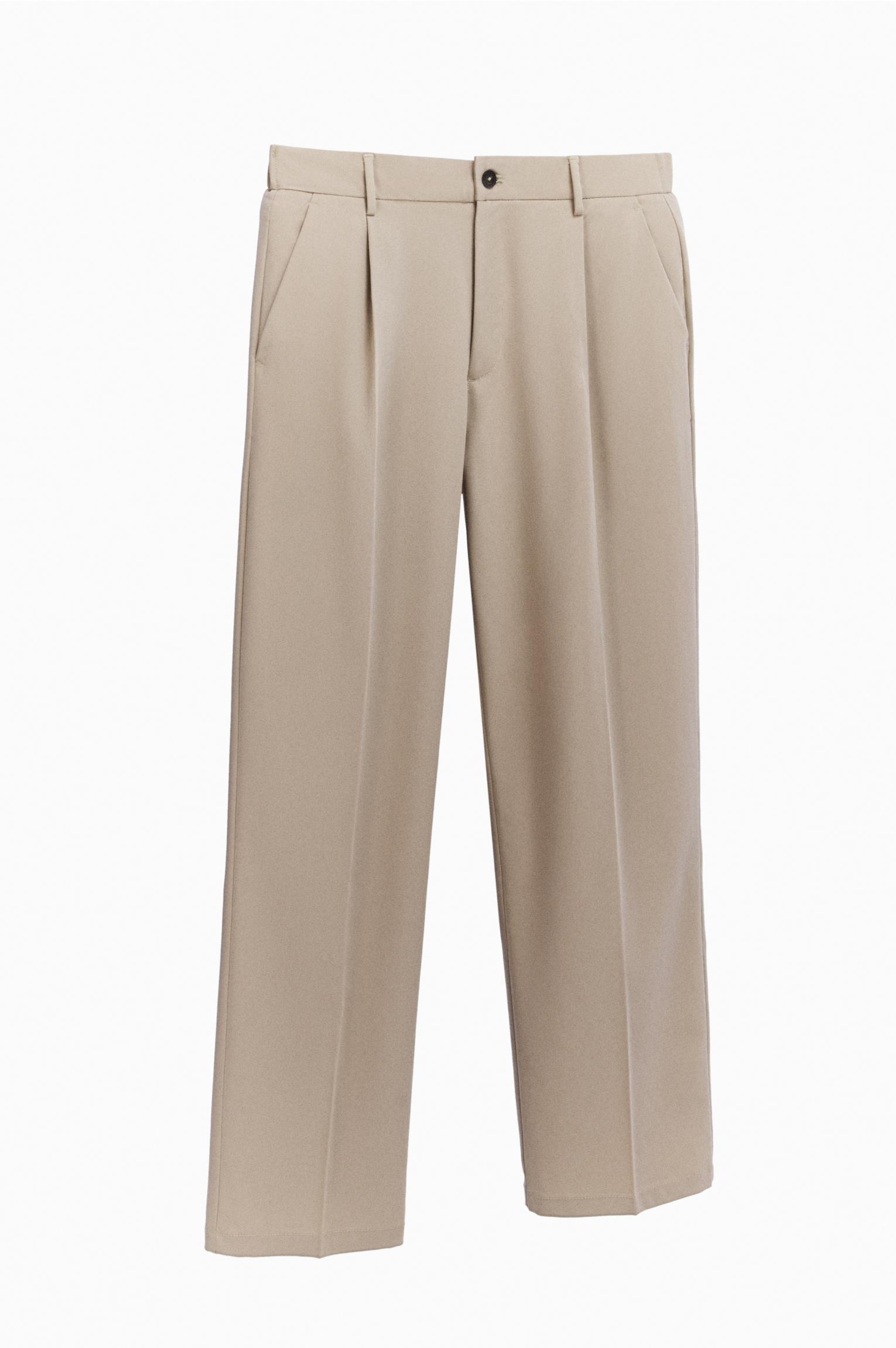 Tailored fit geniş paça pantolon - Görsel 37