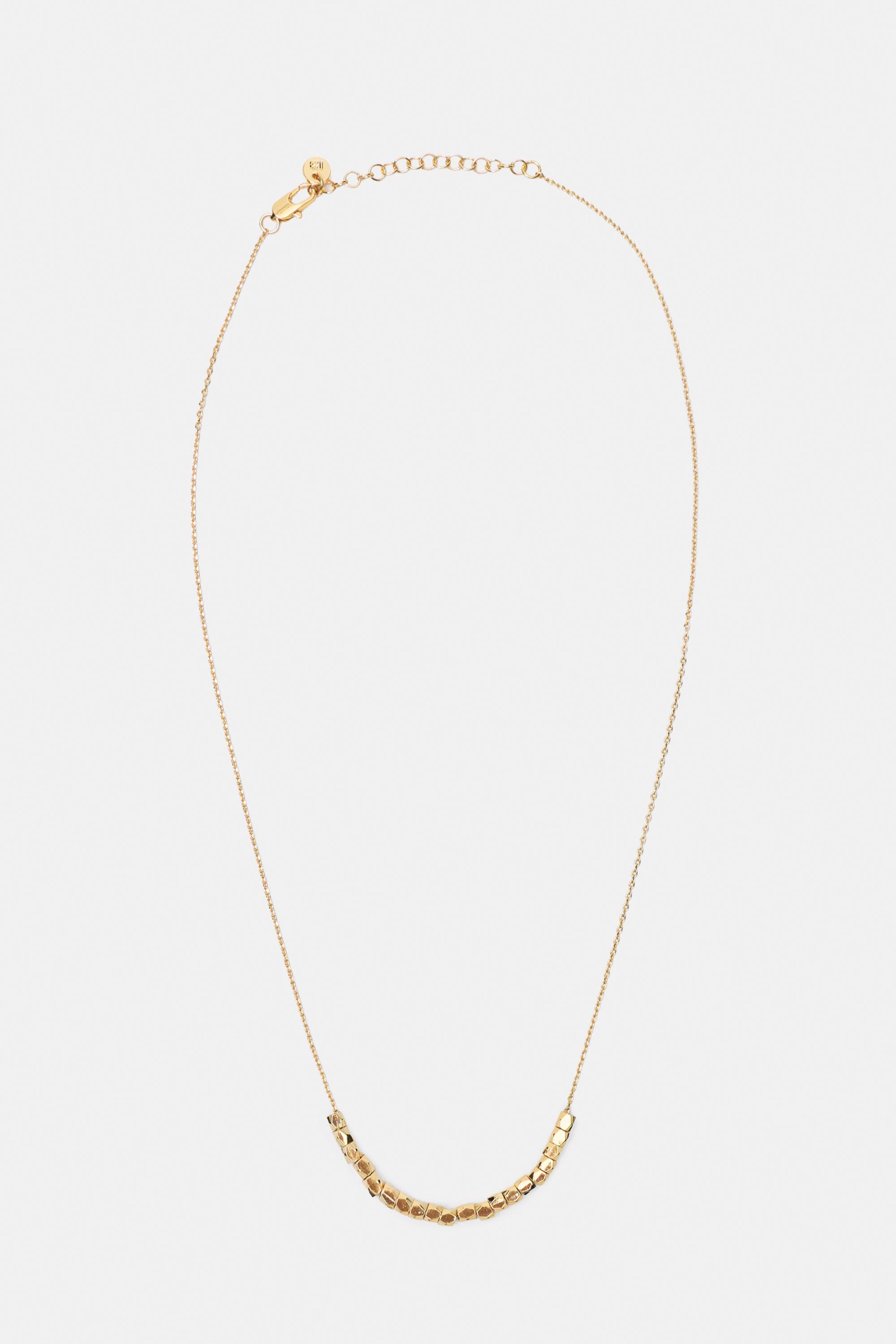Beaded necklace — Gold