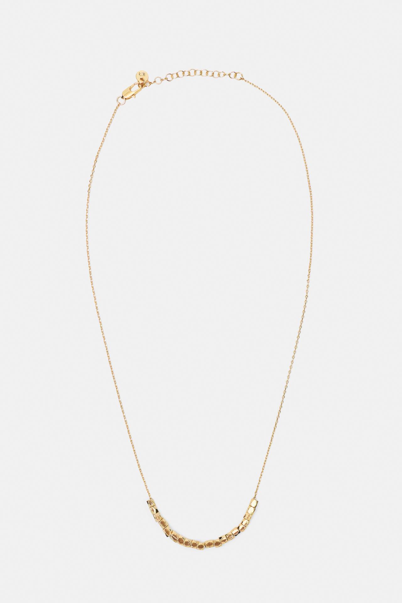 Beaded necklace — Gold