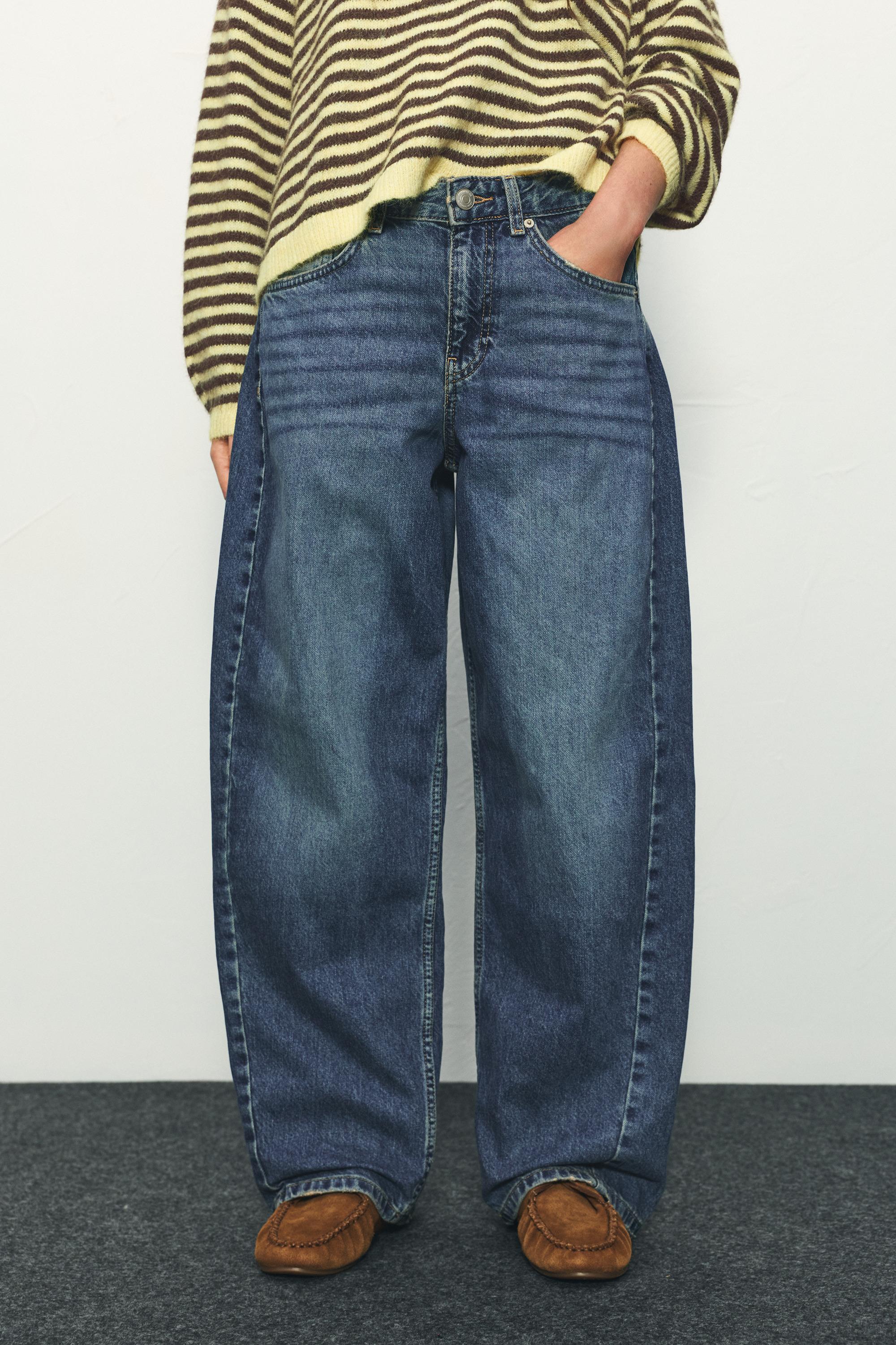 Düşük bel barrel jean - Görsel 20