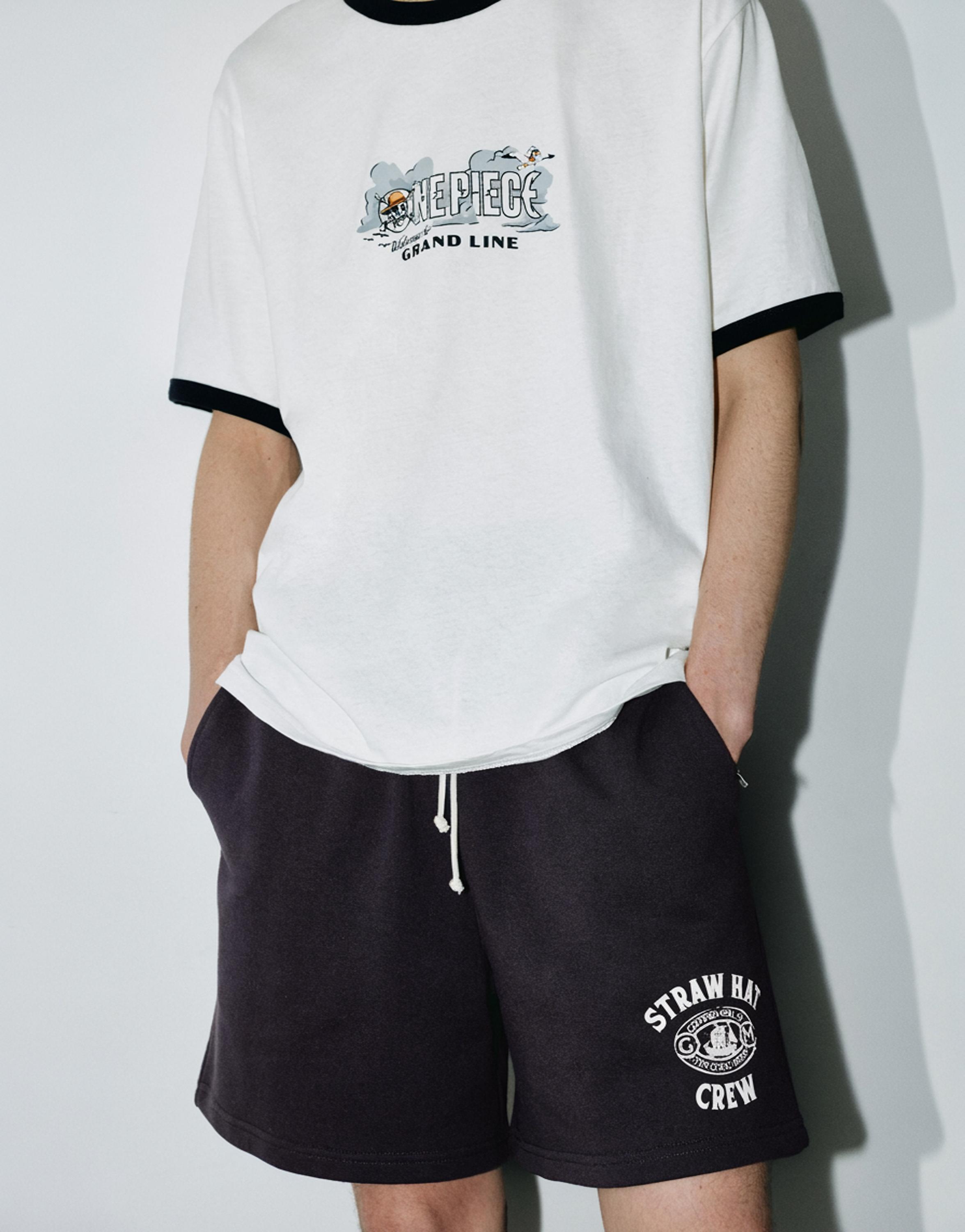 One Piece jogger shorts — Navy