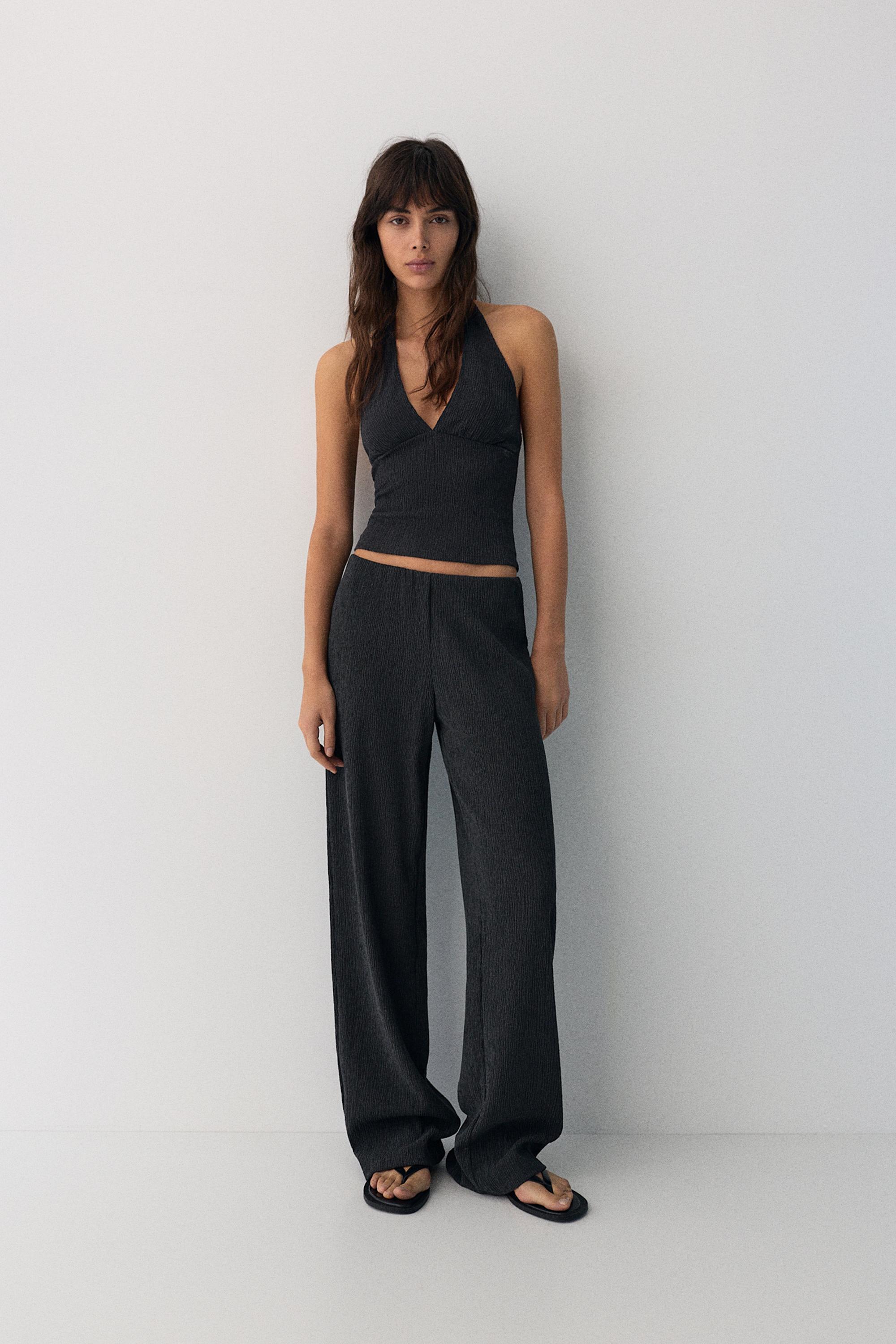 Düz bambul pantolon - Görsel 7