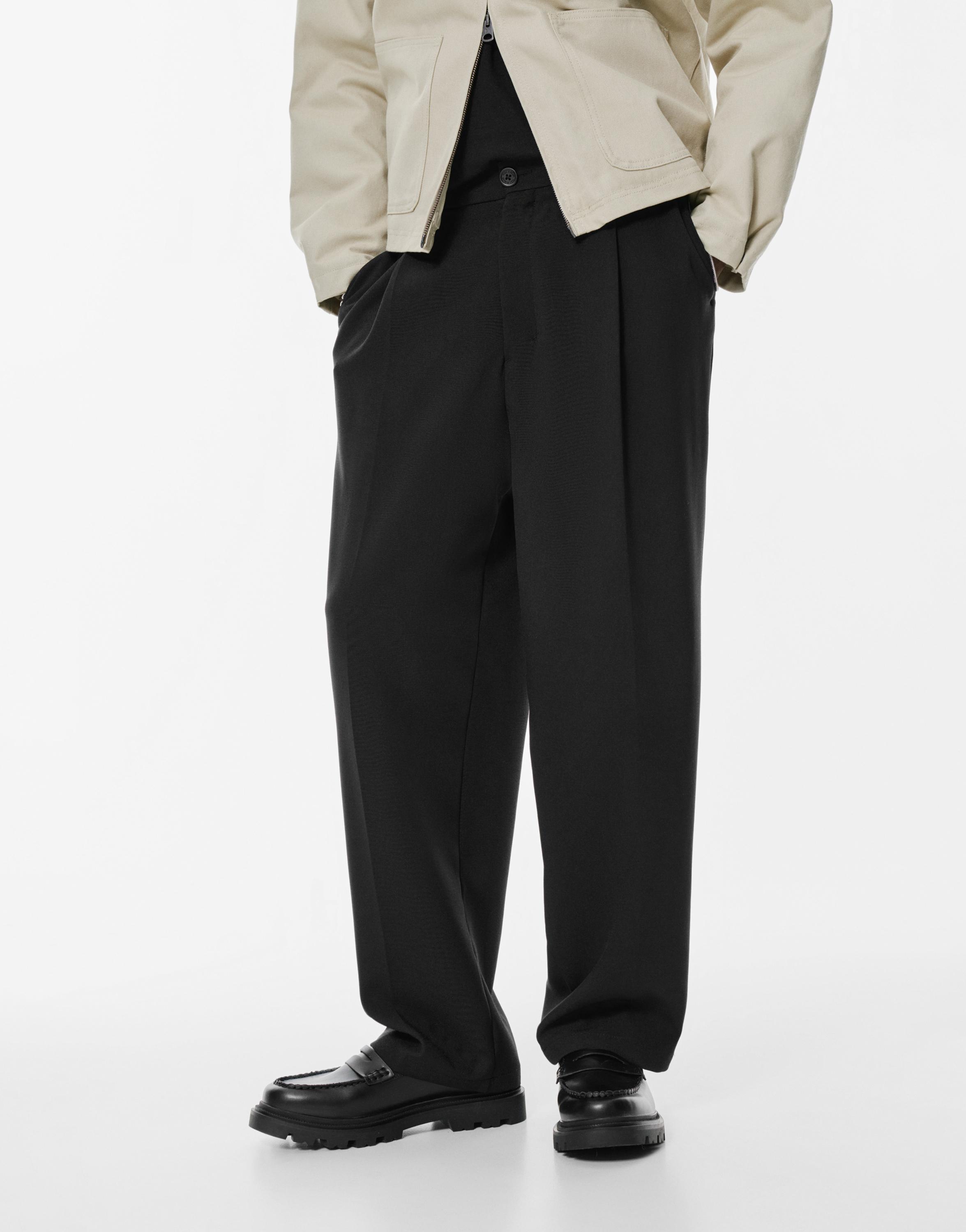 Tailored trousers — Black
