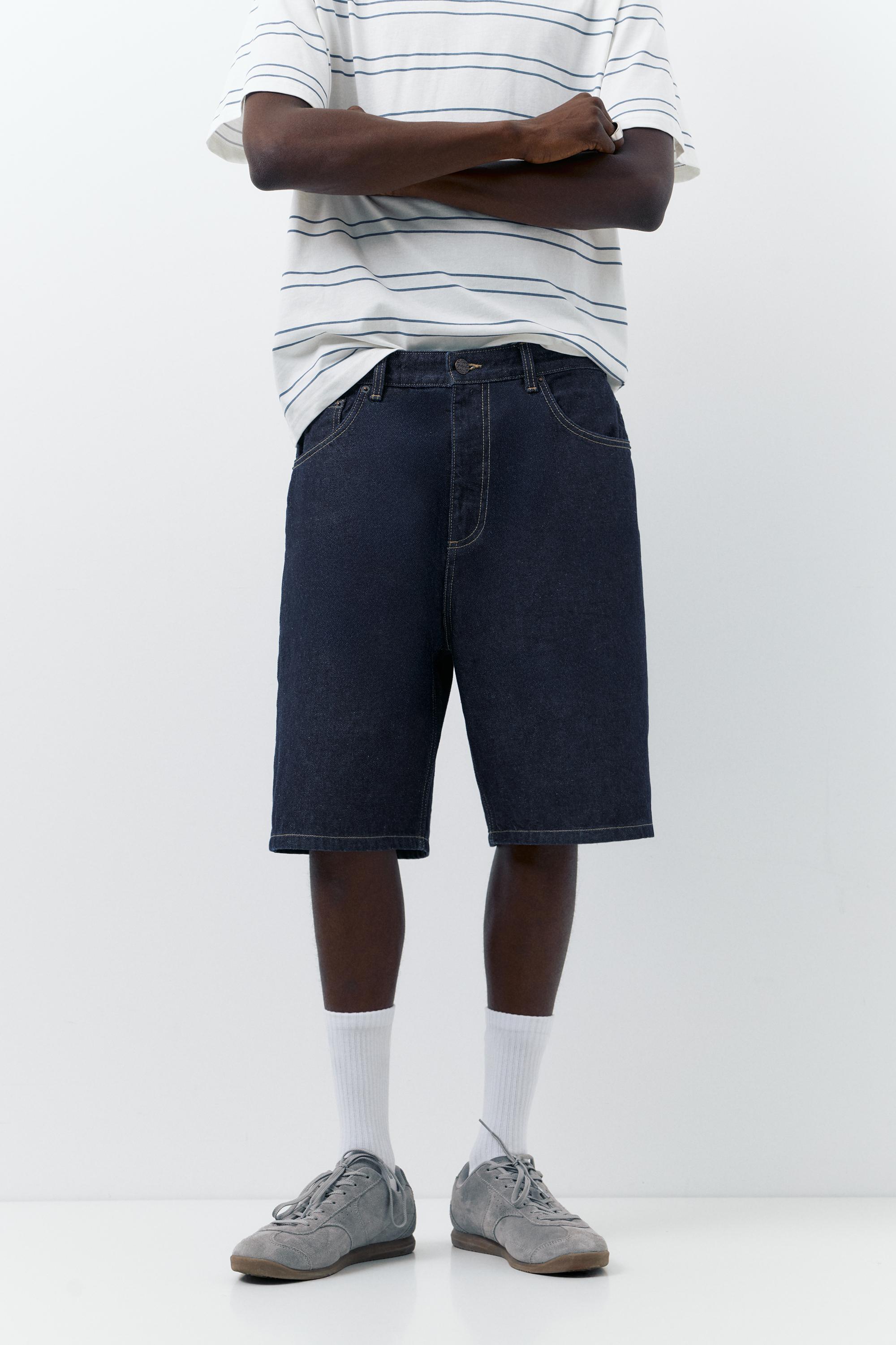 Baggy denim bermuda - Görsel 139