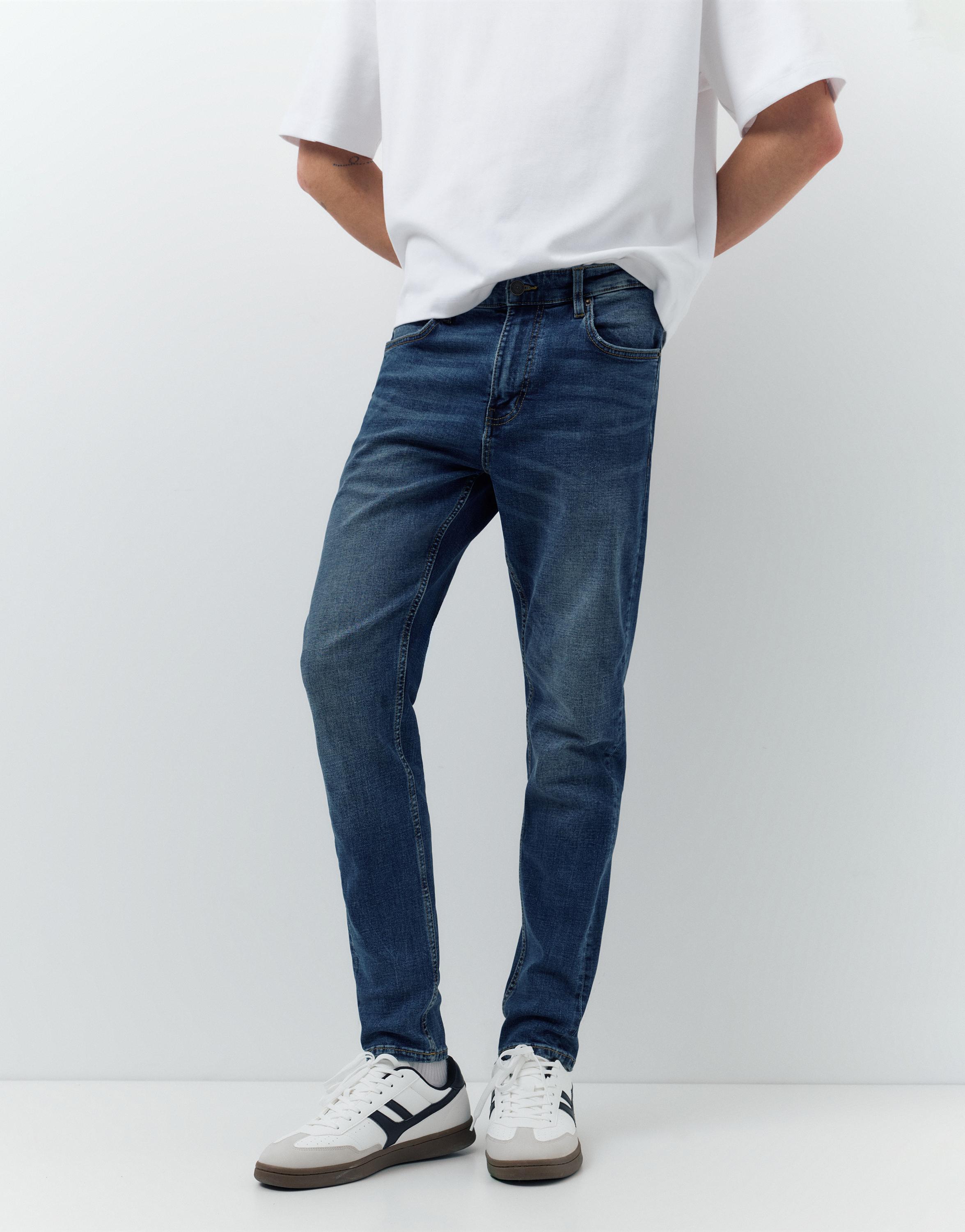 Basic skinny jeans — Dark blue