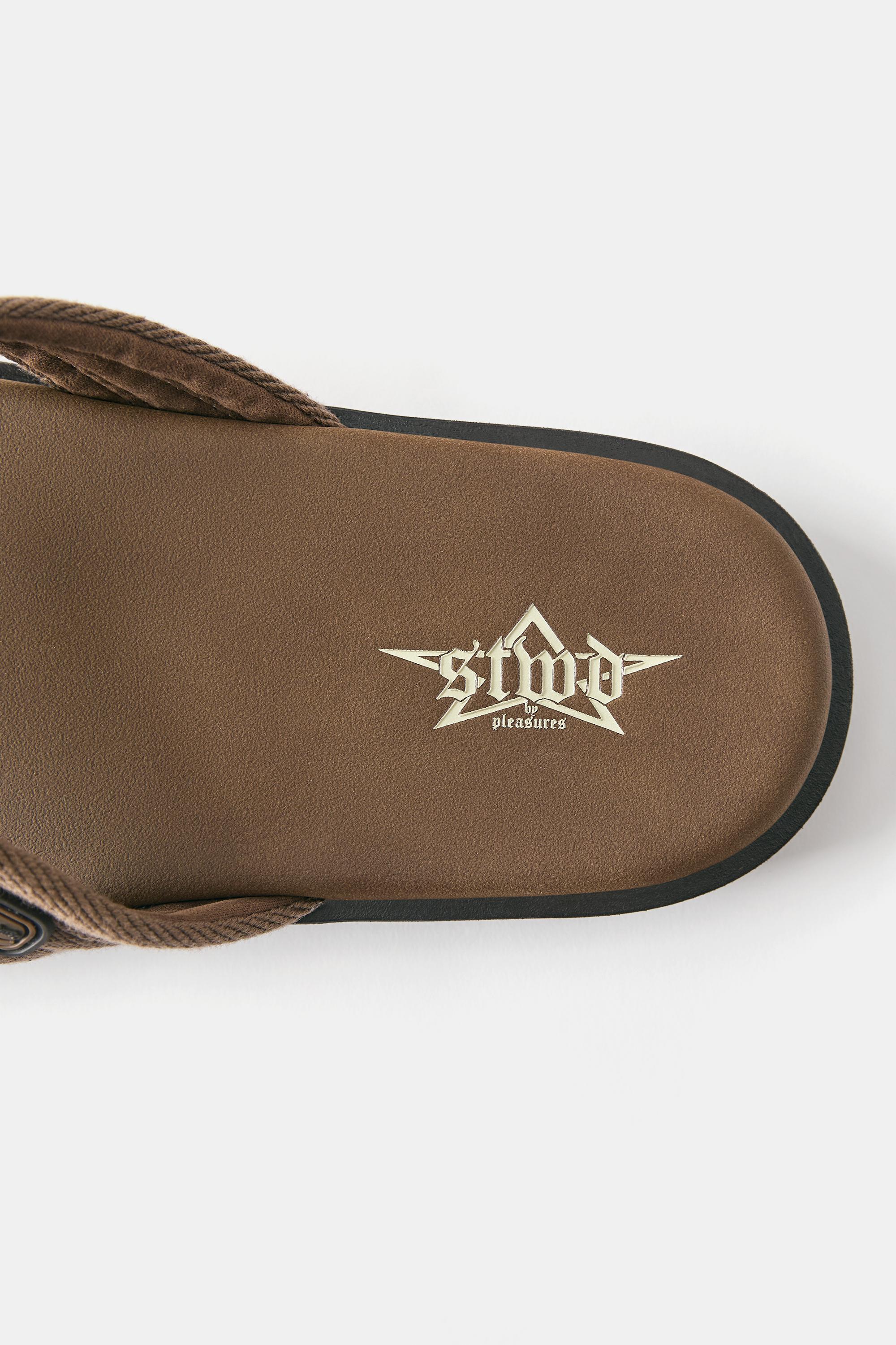 Pleasures Sandals — Brown (alternate view)