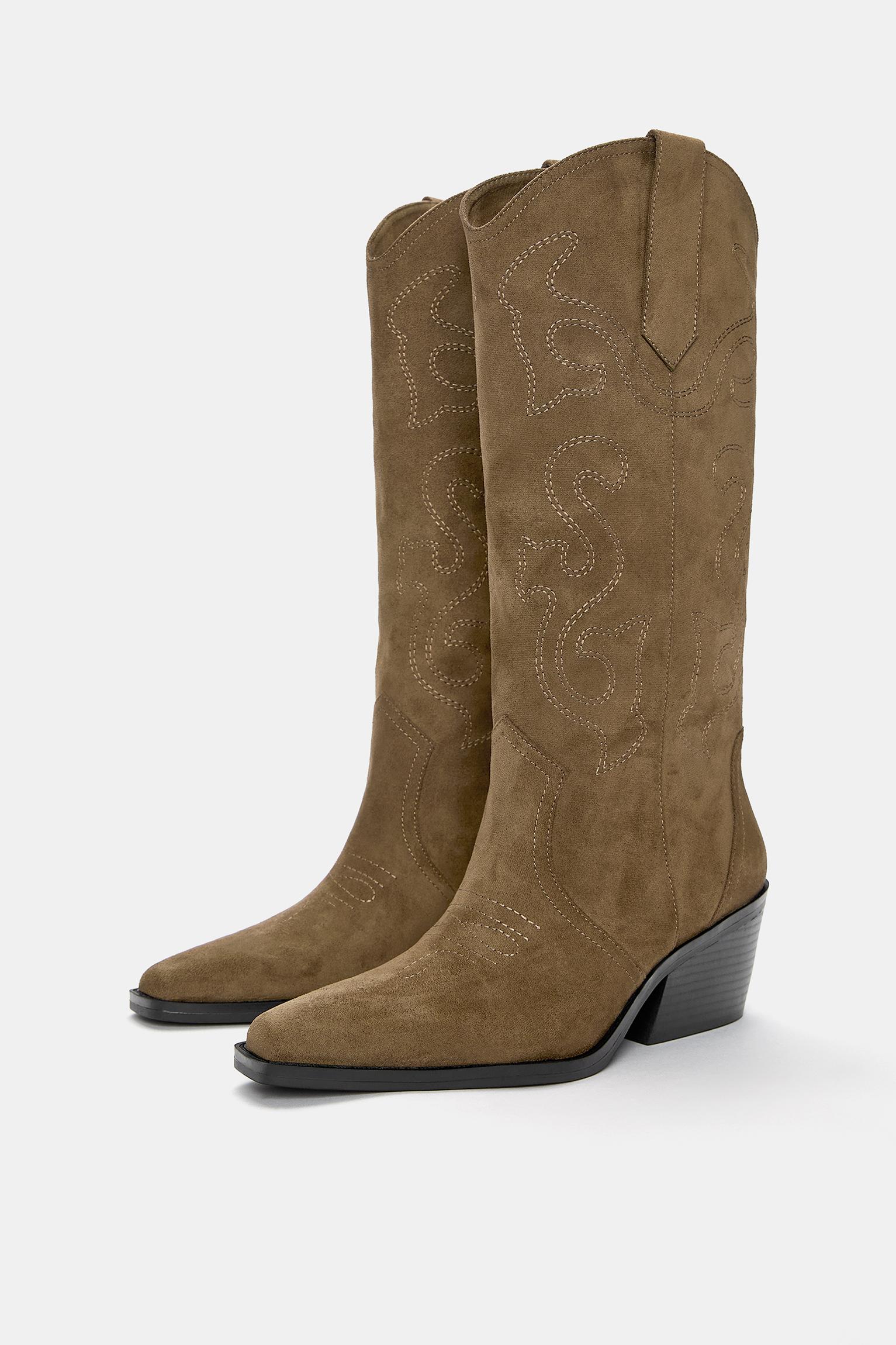 Cowboy boots — Brown