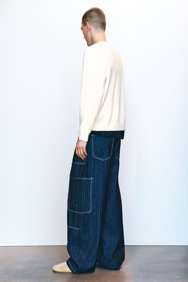Soft-touch round neck jumper — Ecru/Beige 3