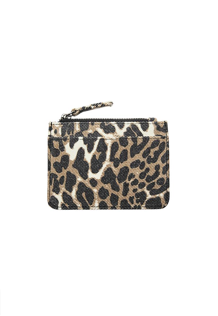 Leopard print card holder — Leopard