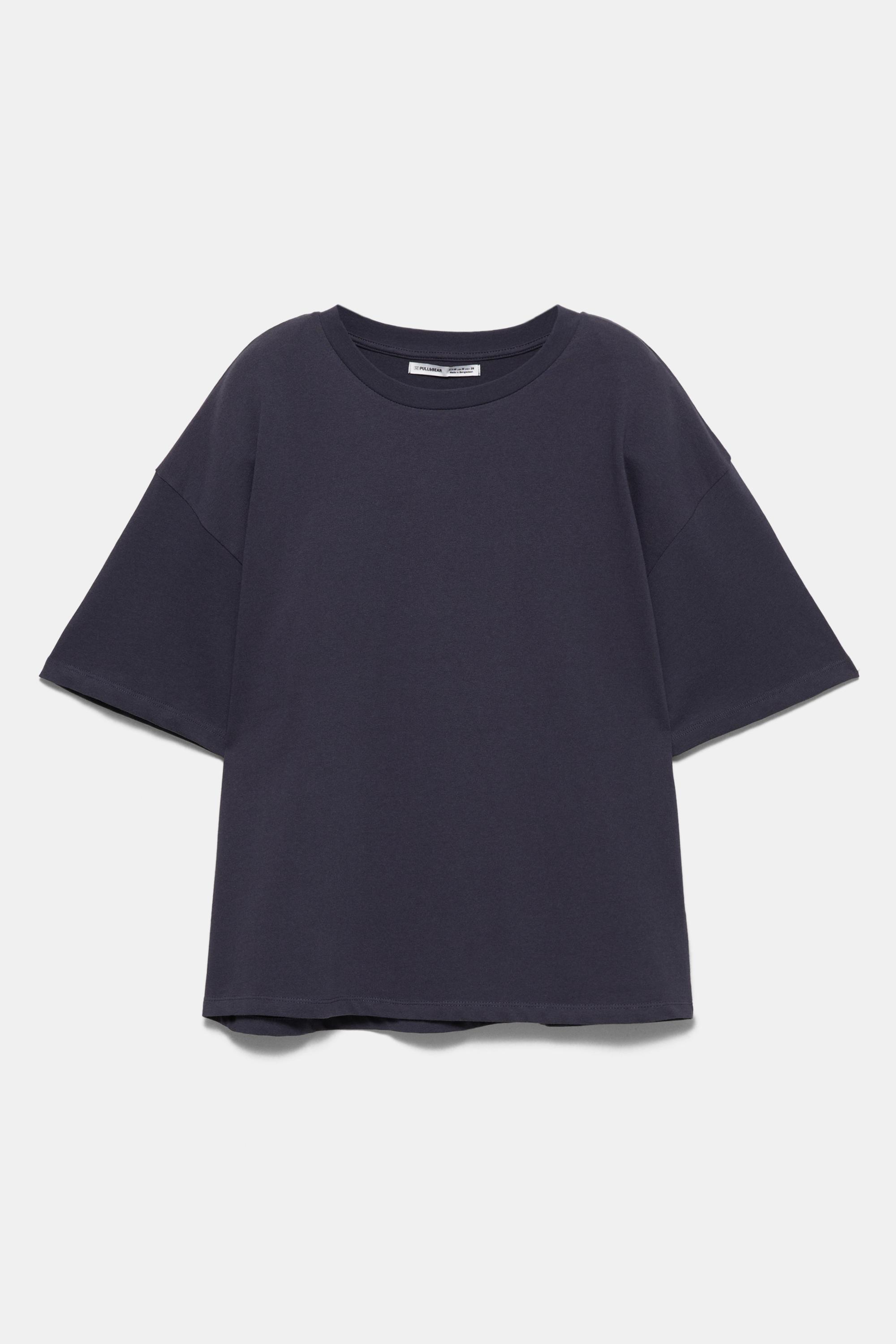 Oversize short sleeve T-shirt — Navy