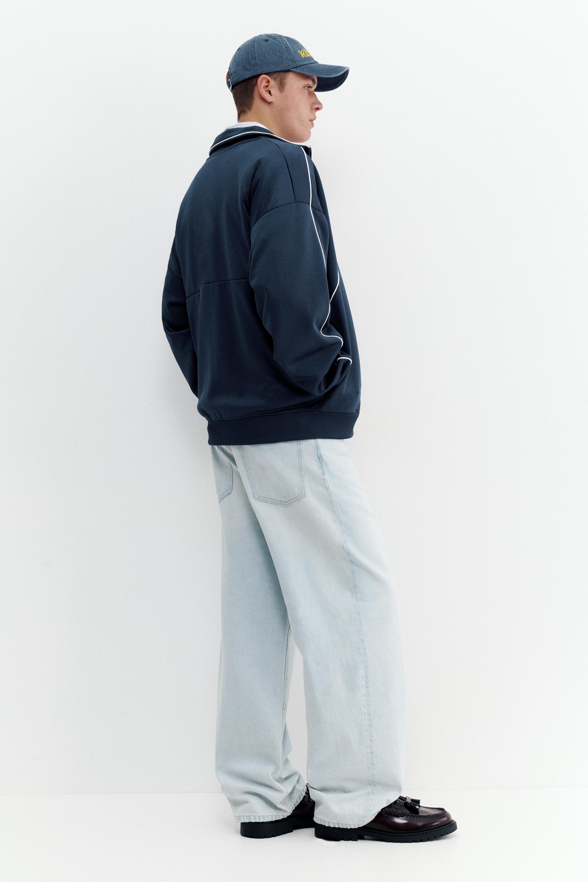 Fermuarlı nakışlı ceket - Görsel 13