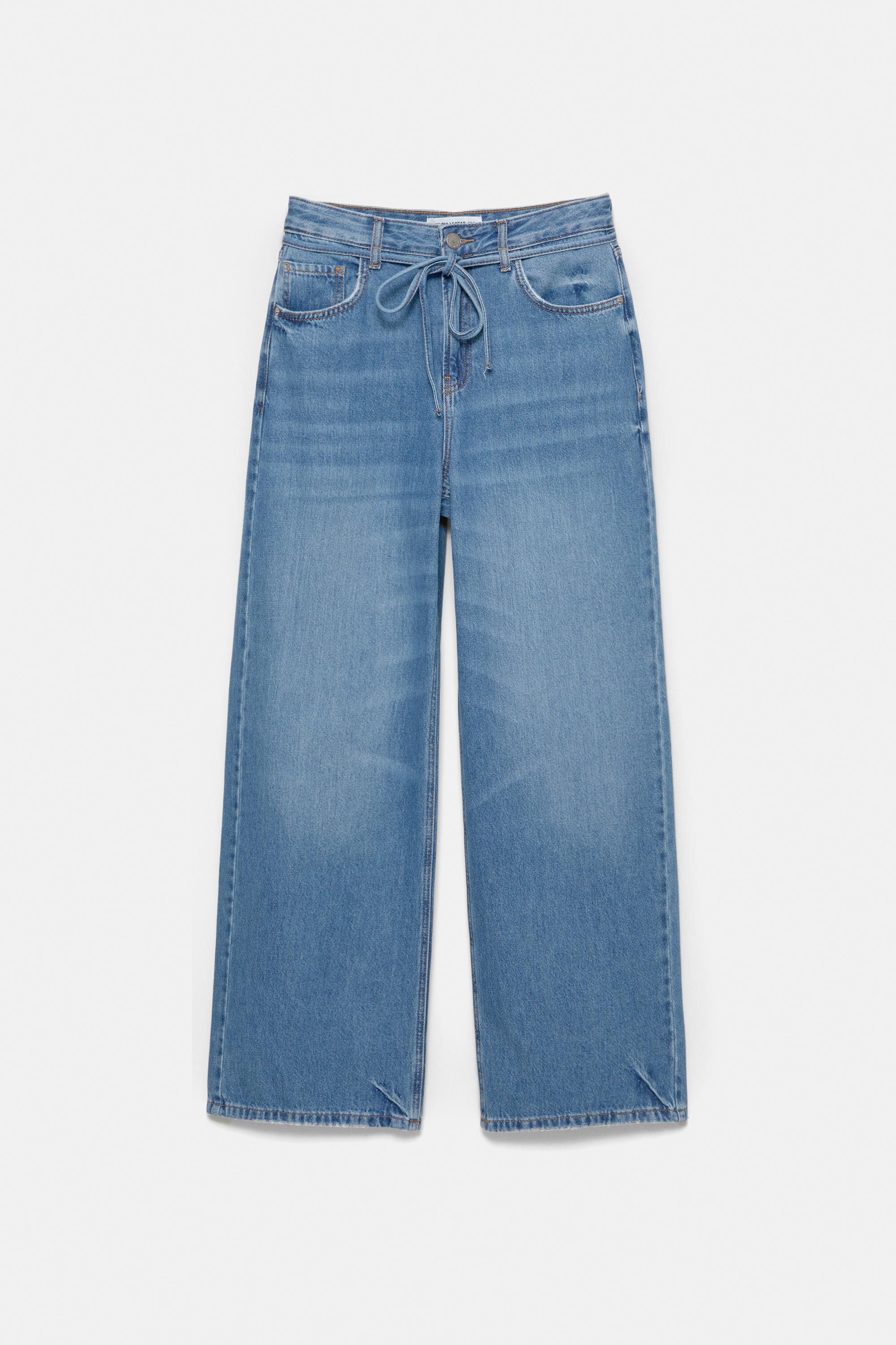 jent lou is 新作Eyelet Baggy Denim pants Renee Baggy Wide Leg Jeans With Roll Cuffs - Santiago Sea | NYDJ