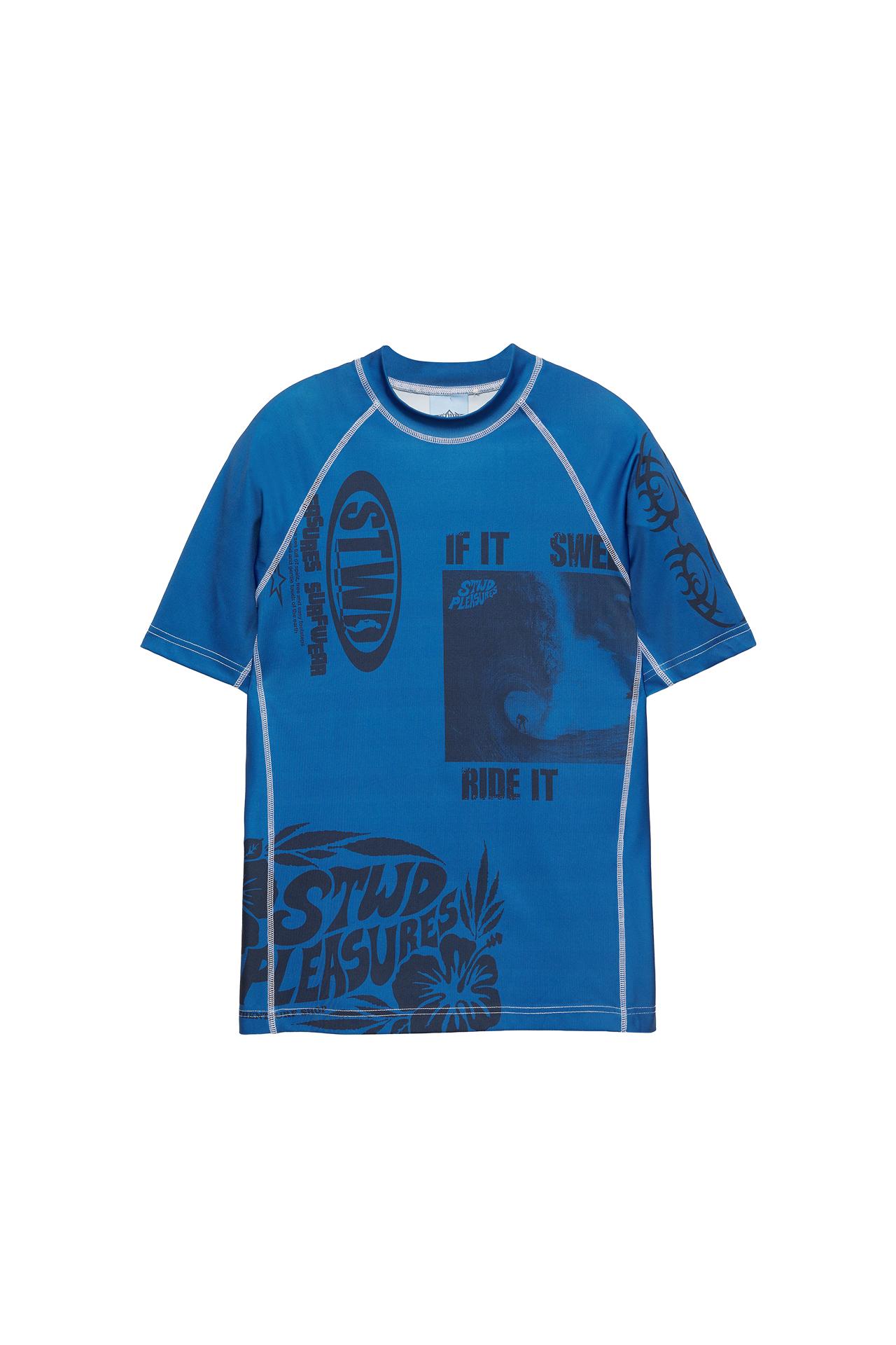 Pleasures x STWD T-shirt — Blue