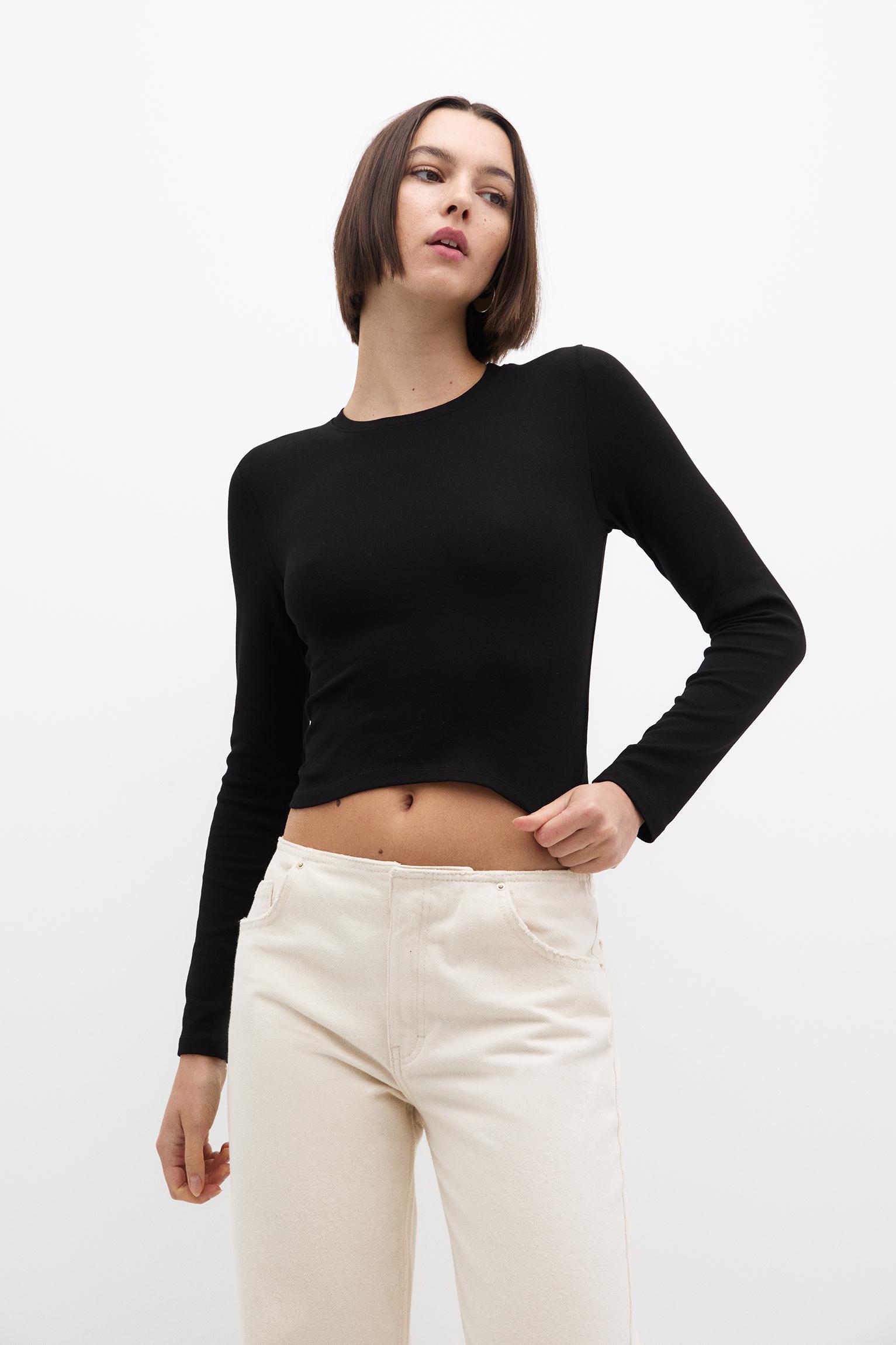 Polos manga larga pull and bear online