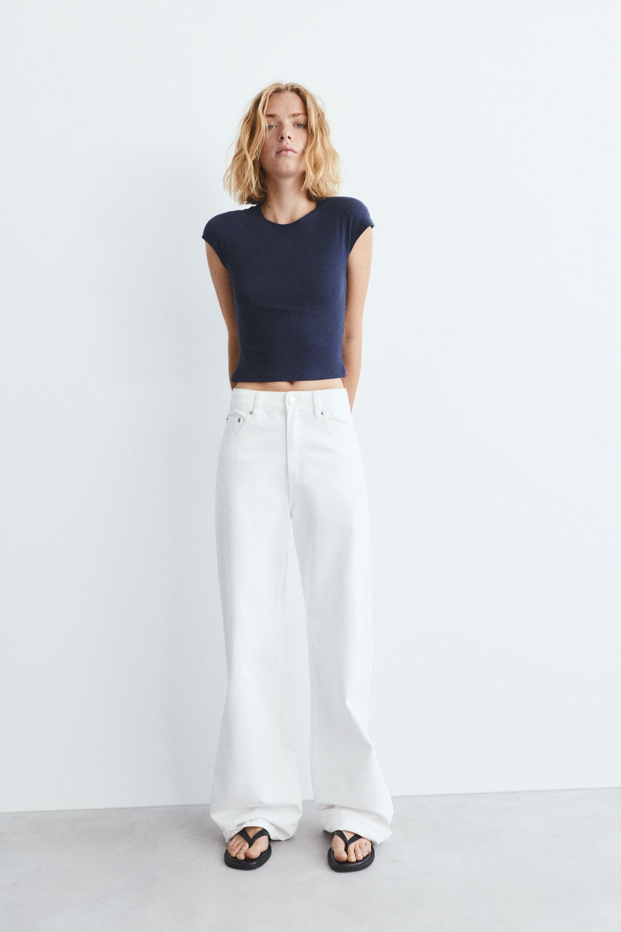 Fitted short sleeve T-shirt — Navy