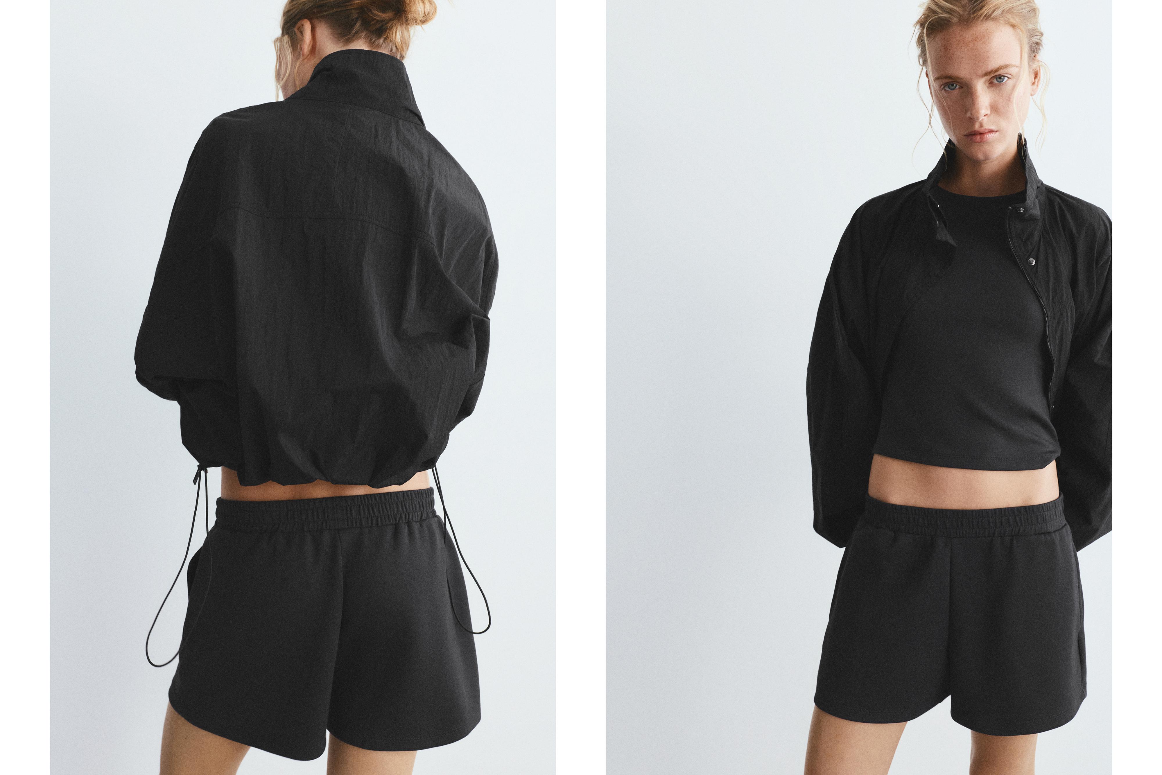 Soft touch sports shorts — Black